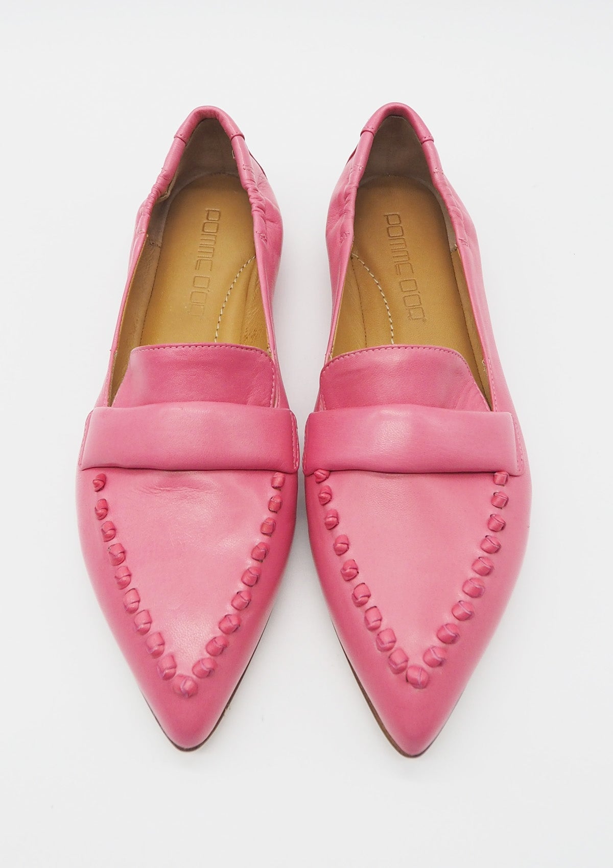 Elegante Damen Loafer aus Glattleder in Bubble Gum Pink Damen Loafers & Schnürer Pomme D'or