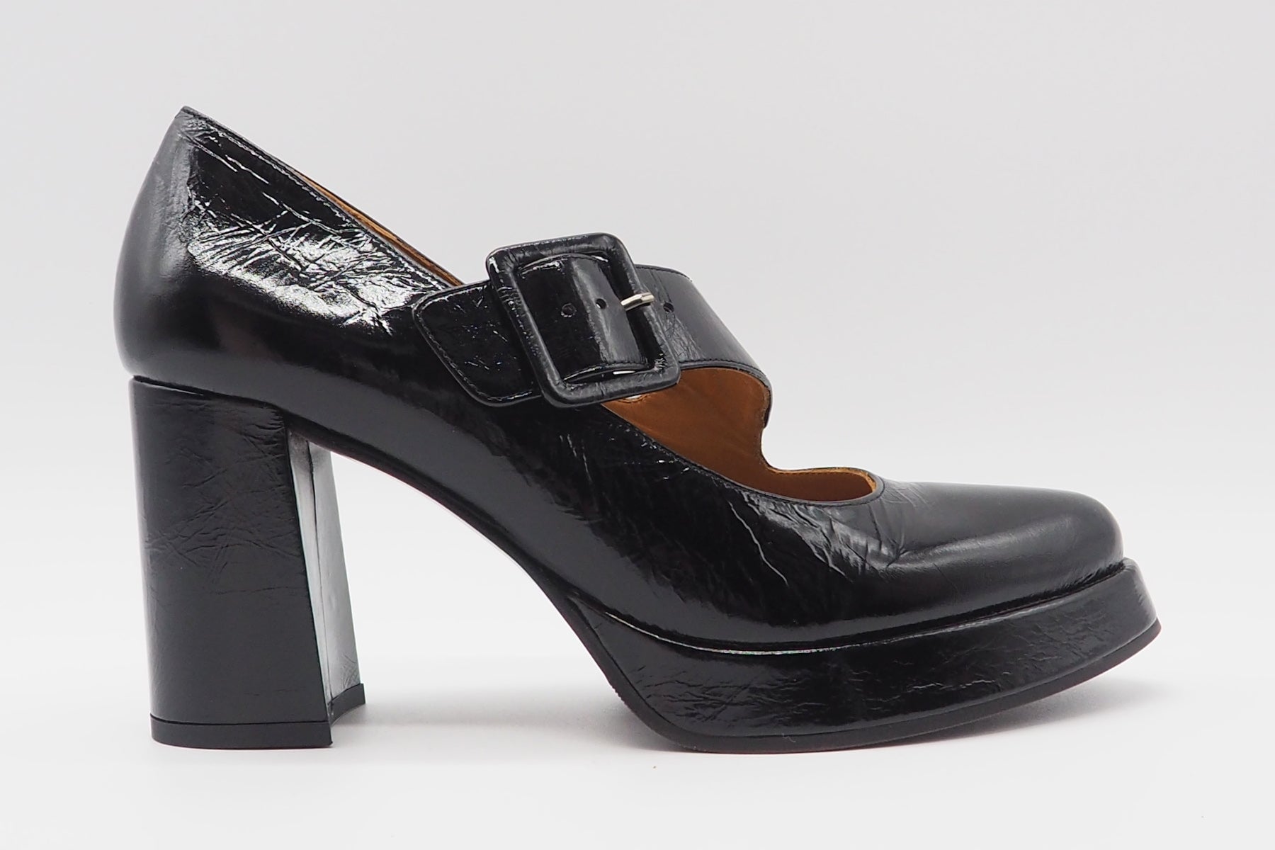 Elegante Damen Pumps aus Lackleder in Schwarz - Absatz 10cm - Felisa Damen Pumps & Slings Chie Mihara