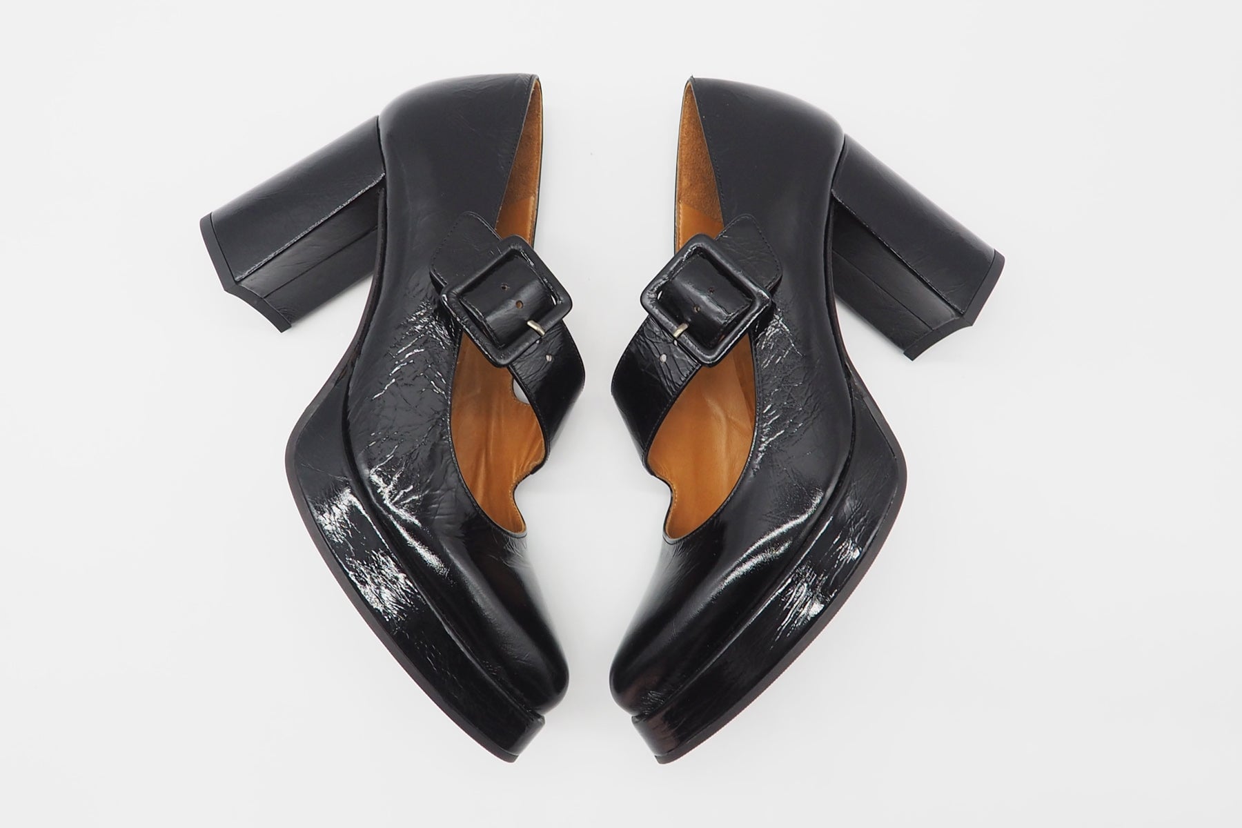 Elegante Damen Pumps aus Lackleder in Schwarz - Absatz 10cm - Felisa Damen Pumps & Slings Chie Mihara