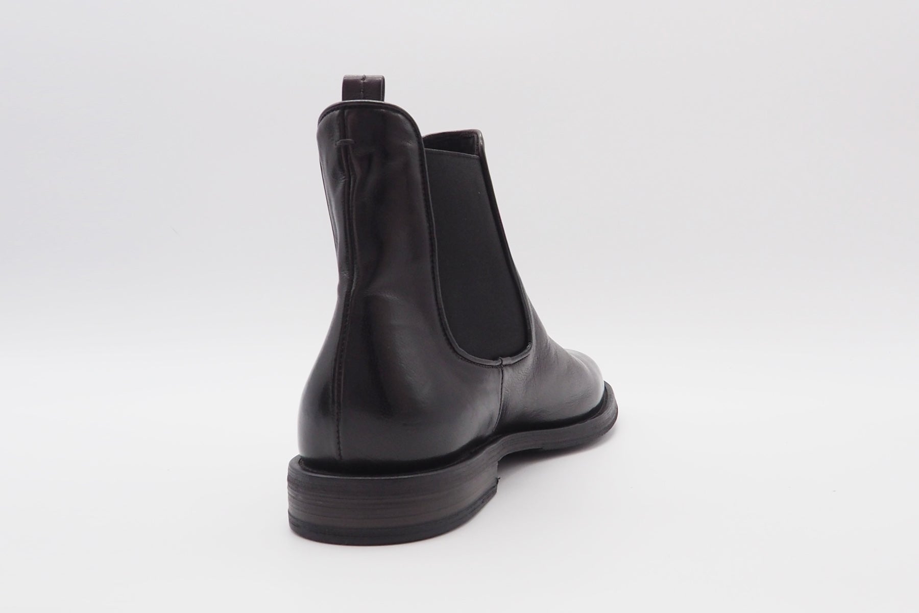 Elegante Herren Chelsea-Stiefelette aus Leder in Aubergine - Absatz 2cm Herren Stiefeletten Pantanetti