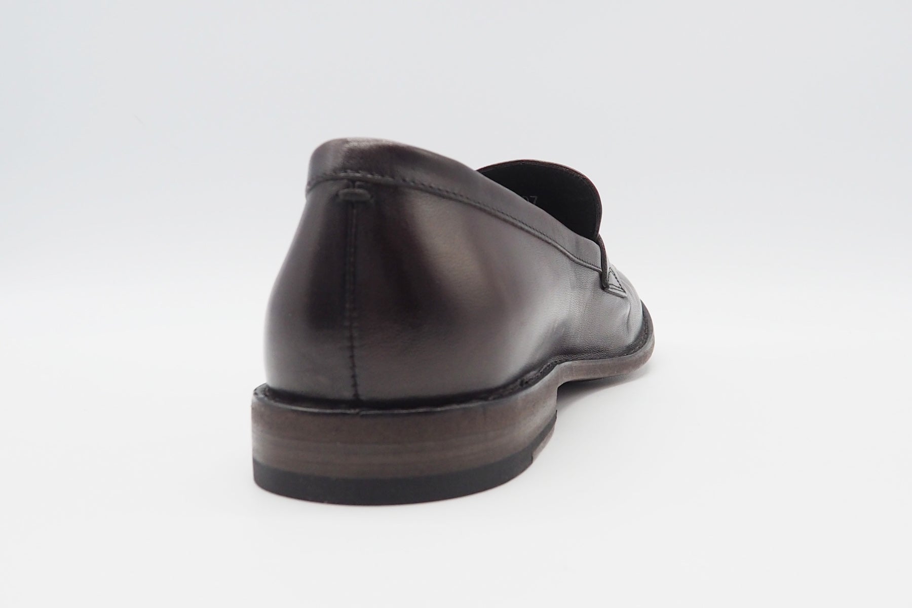 Eleganter Herren Slipper aus Leder in Tabak - Pennyloafer Herren Loafers & Slipper Pantanetti