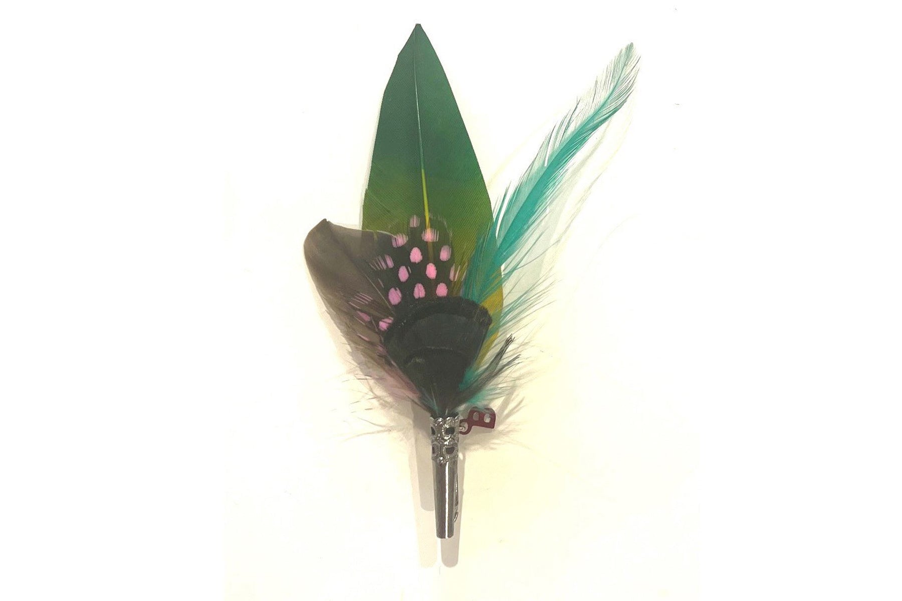 Federnbrosche - CONTE ABERO in Waldfarben und Rosé Accessoires Broschen My Bob