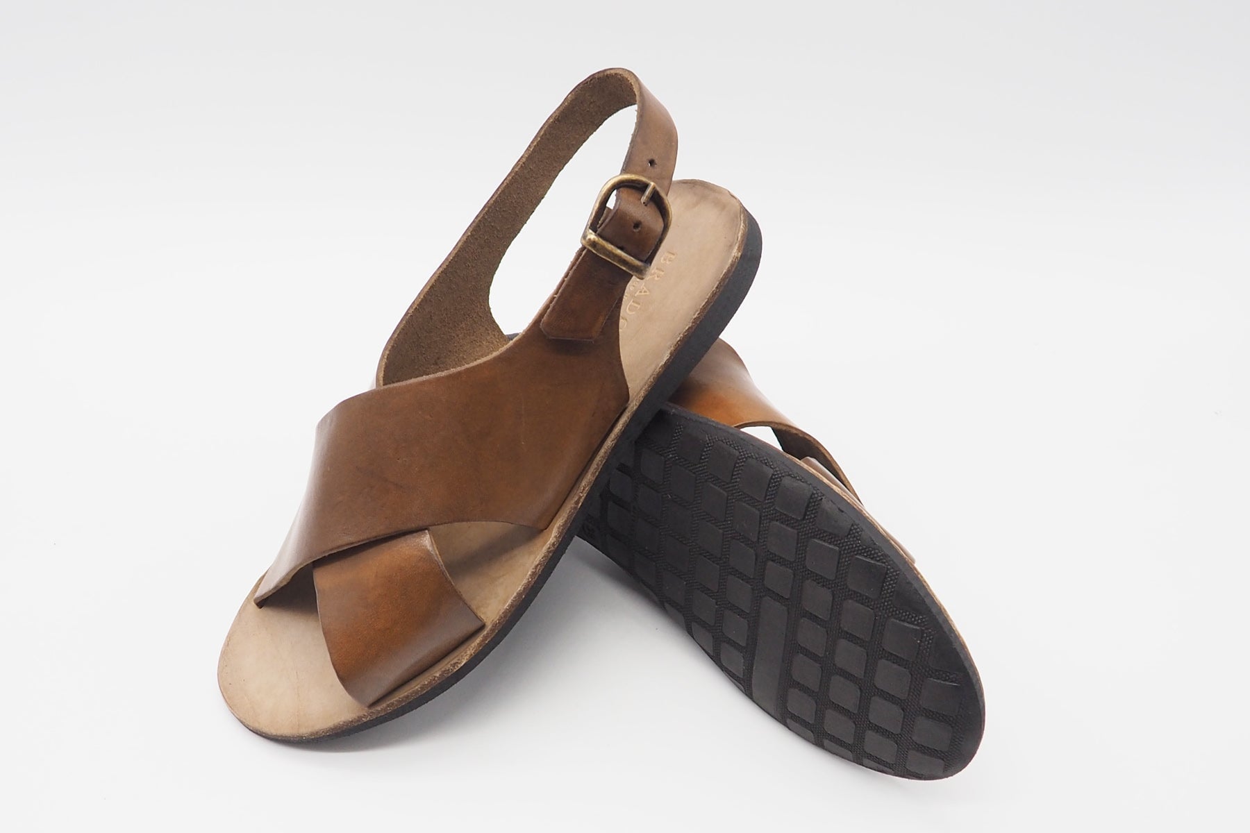 Feine Damen Sandale aus Glattleder in Braun - Rio Damen Sandalen Brador