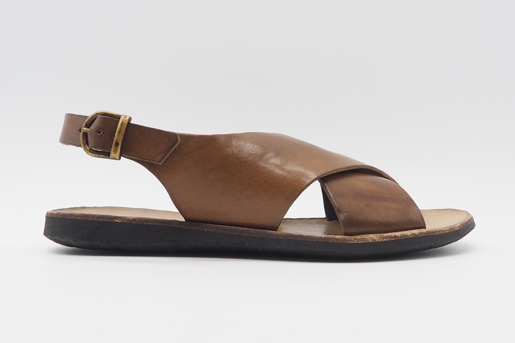 Feine Damen Sandale aus Glattleder in Braun - Rio Damen Sandalen Brador