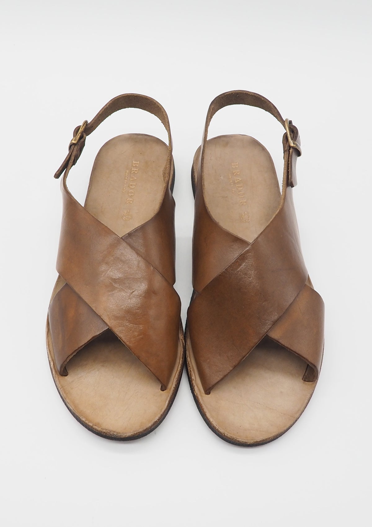 Feine Damen Sandale aus Glattleder in Braun - Rio Damen Sandalen Brador