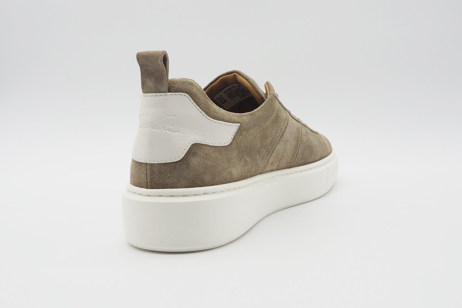 Feiner Herren Sneaker aus Veloursleder in Sand - 1983 Herren Sneaker Corvari
