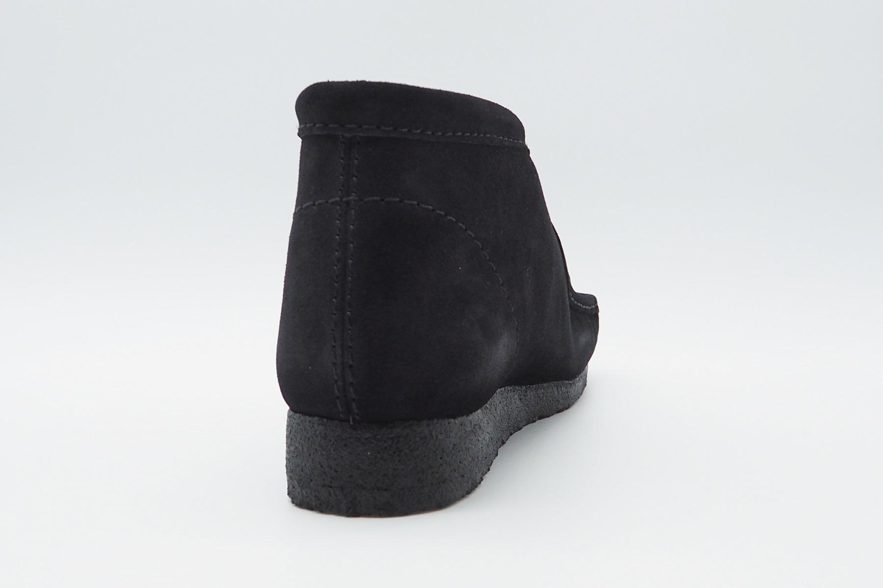 Herren Boot aus Veloursleder in Schwarz - Wallabee - Clarks Originals Herren Stiefeletten Clarks