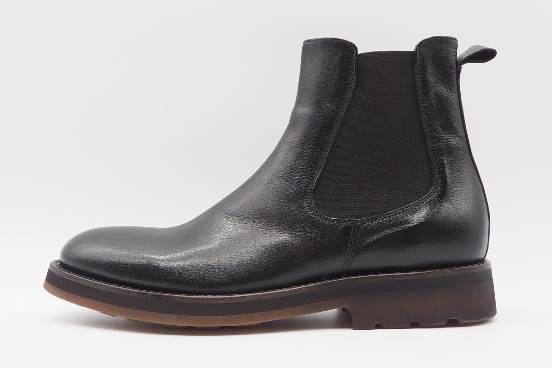 Herren Chelsea-Stiefeletten aus Glattleder in Braun Herren Stiefeletten Corvari