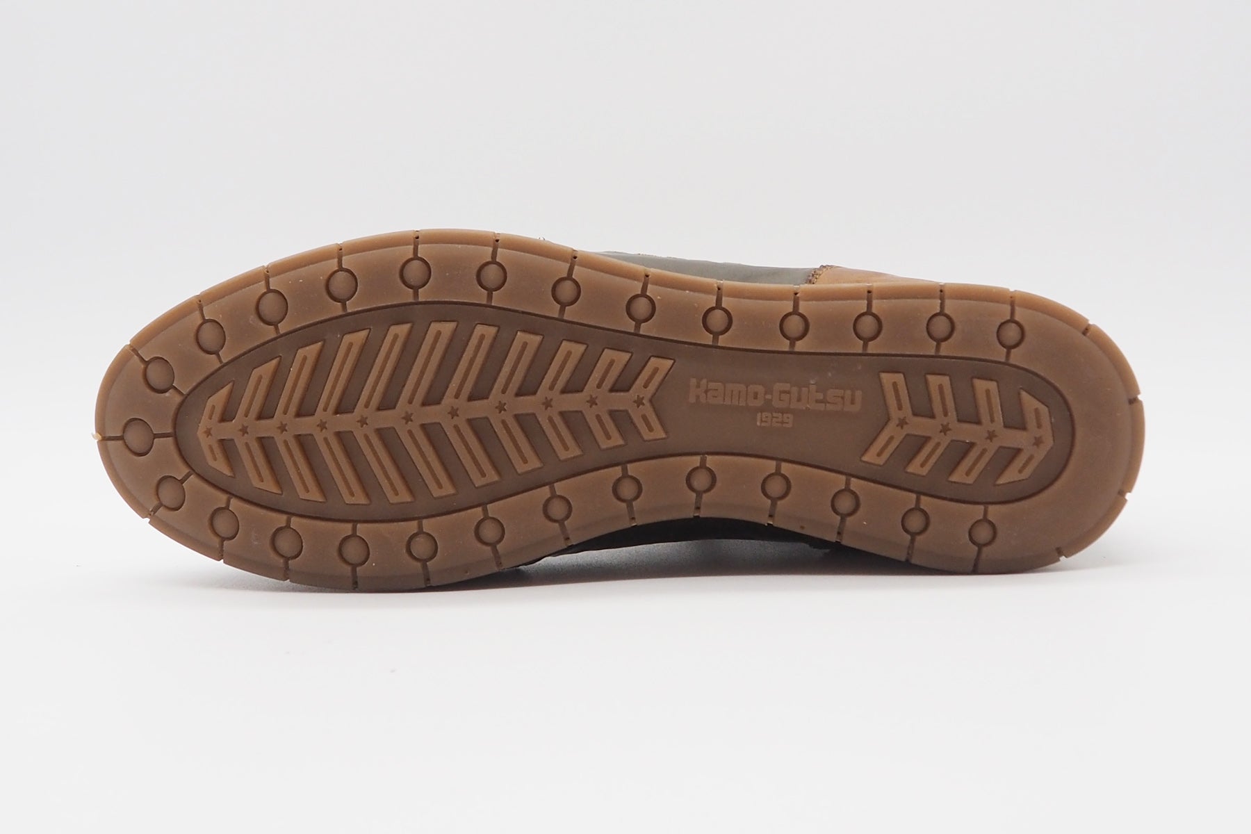 Herren Hightop-Sneaker aus Glattleder in Oliv & Braun Herren Sneaker Kamo Gutsu