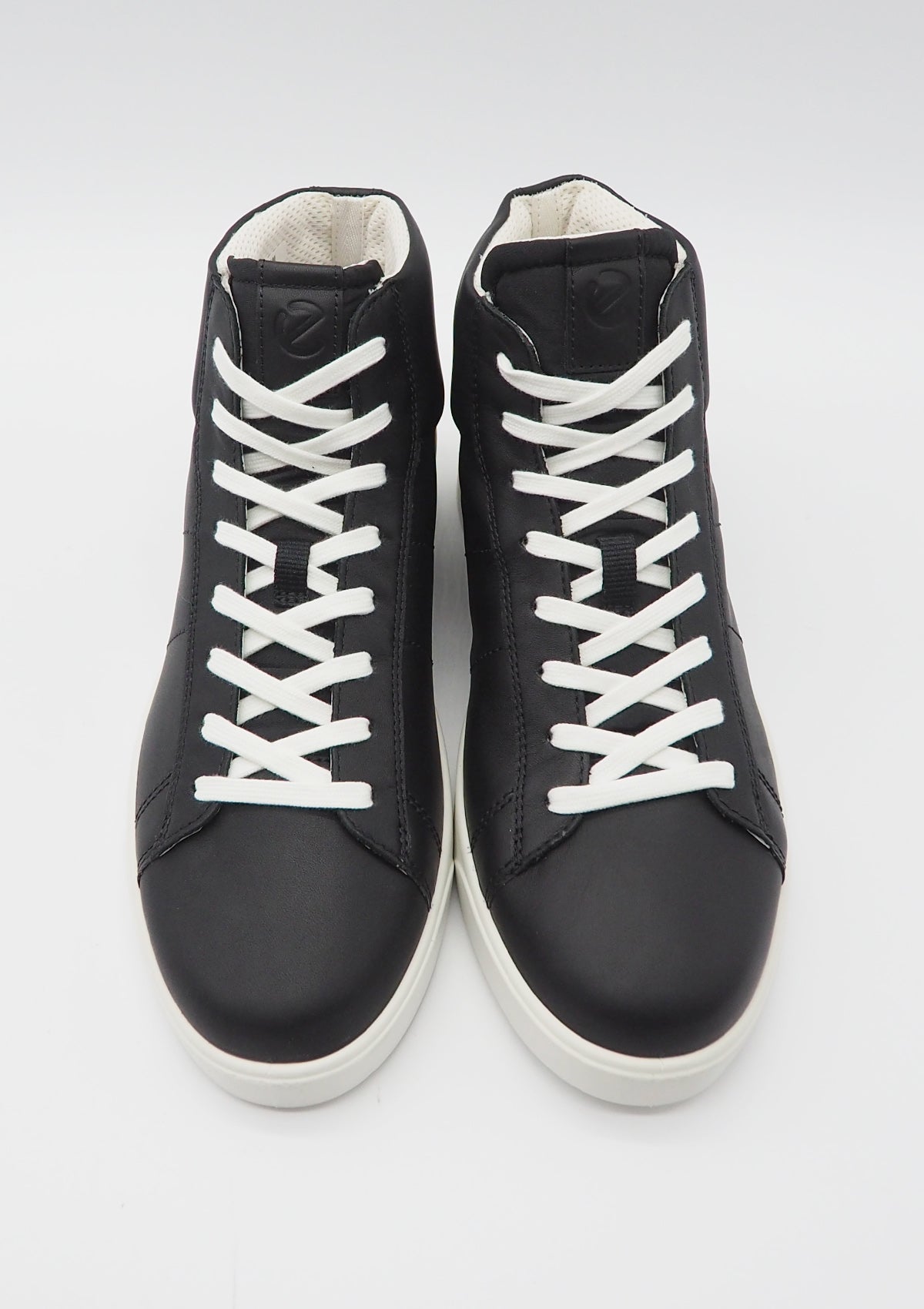 Herren Hightop-Sneaker aus Leder in Schwarz Herren Sneaker Ecco