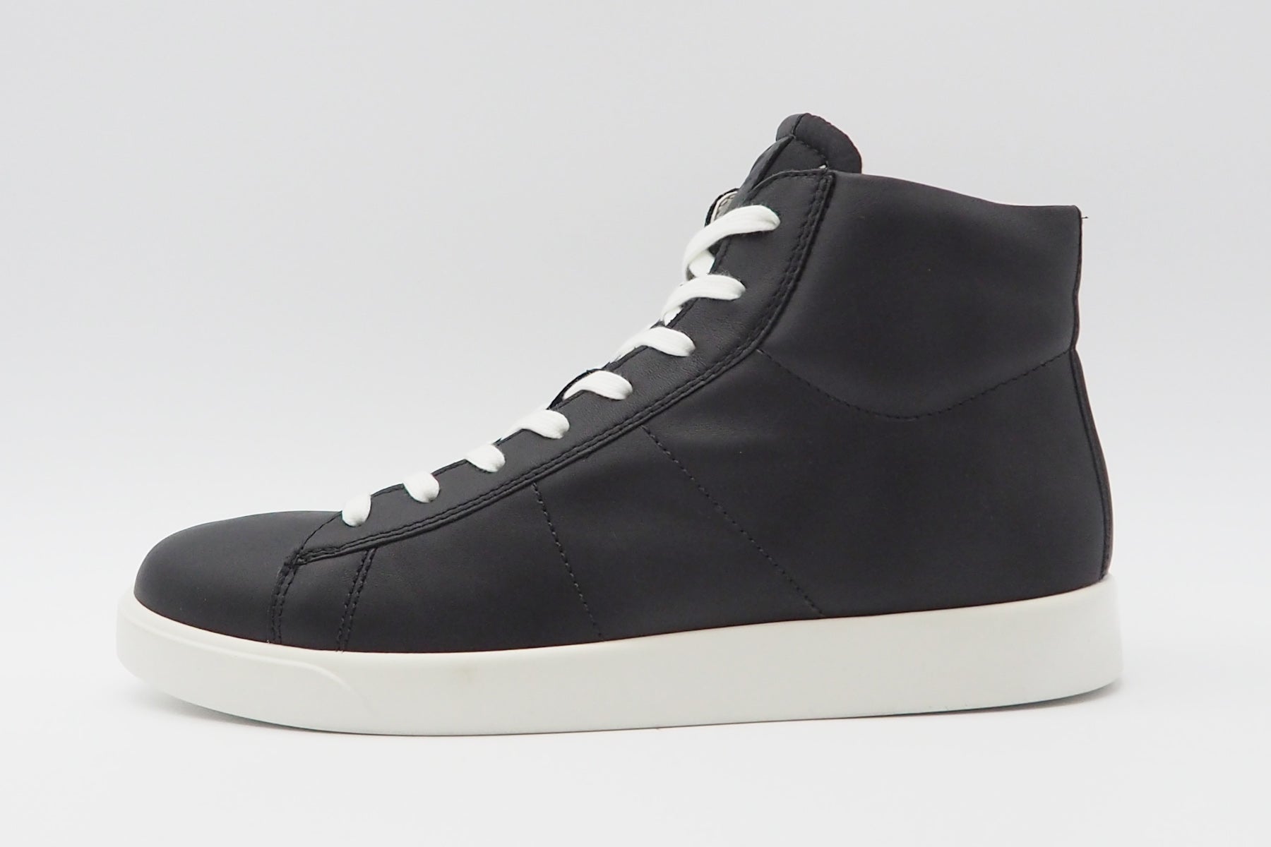 Herren Hightop-Sneaker aus Leder in Schwarz Herren Sneaker Ecco
