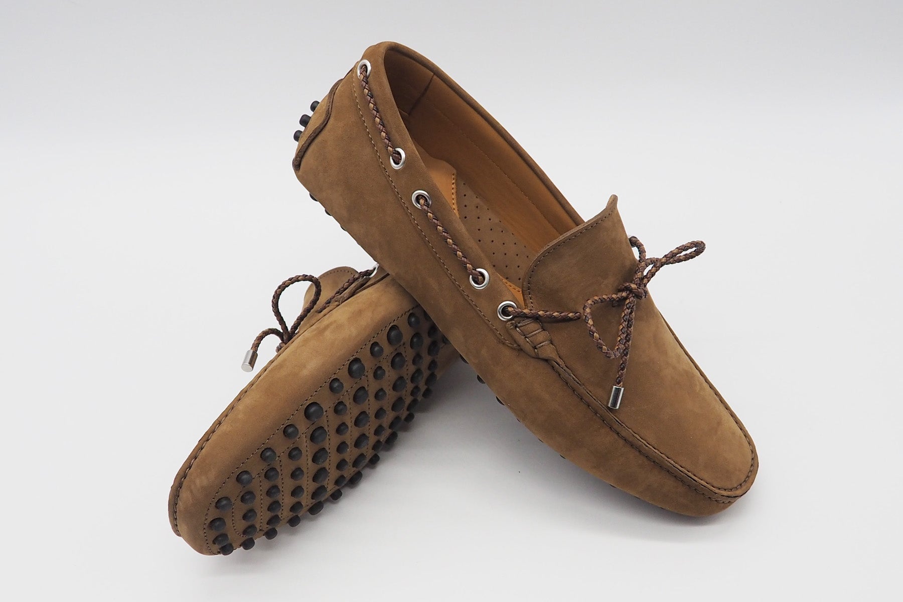 Herren Loafer aus Nubukleder in Braun Herren Loafers & Slipper Conte V