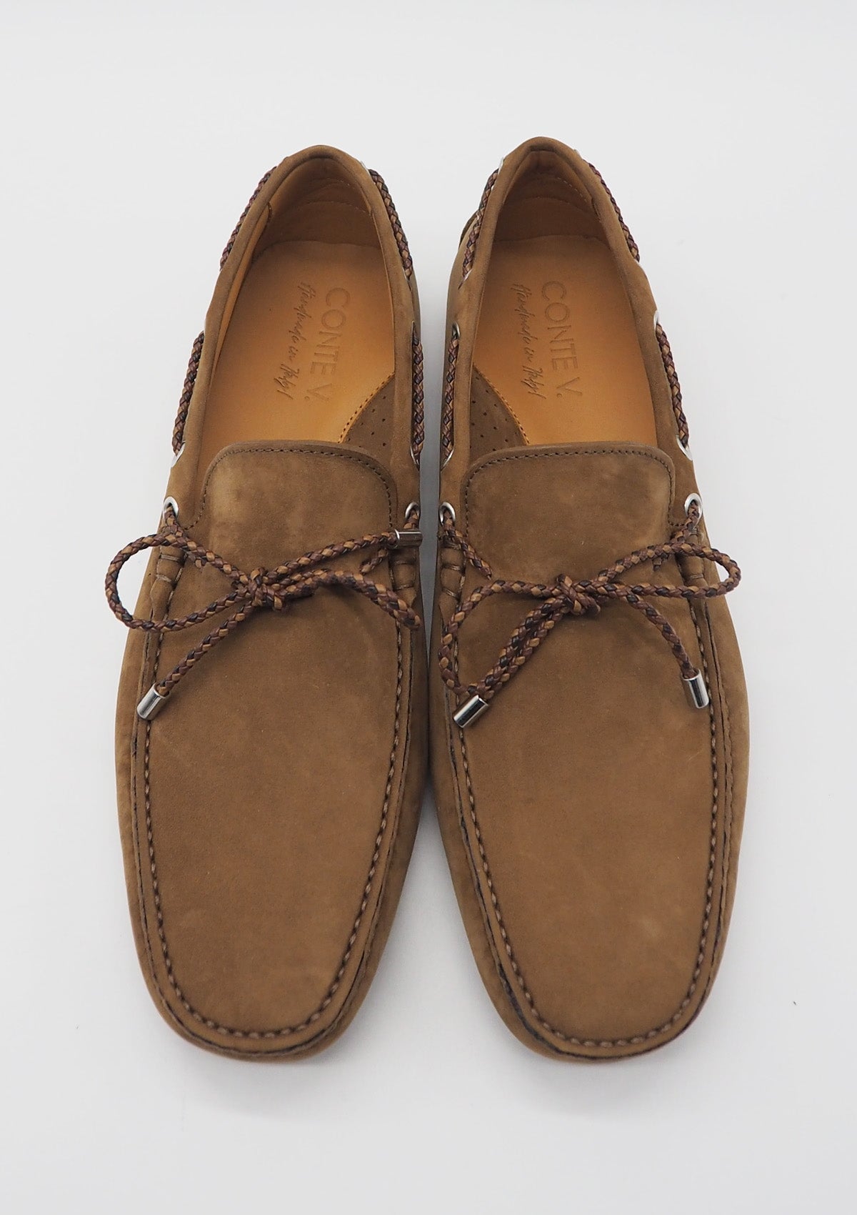 Herren Loafer aus Nubukleder in Braun Herren Loafers & Slipper Conte V