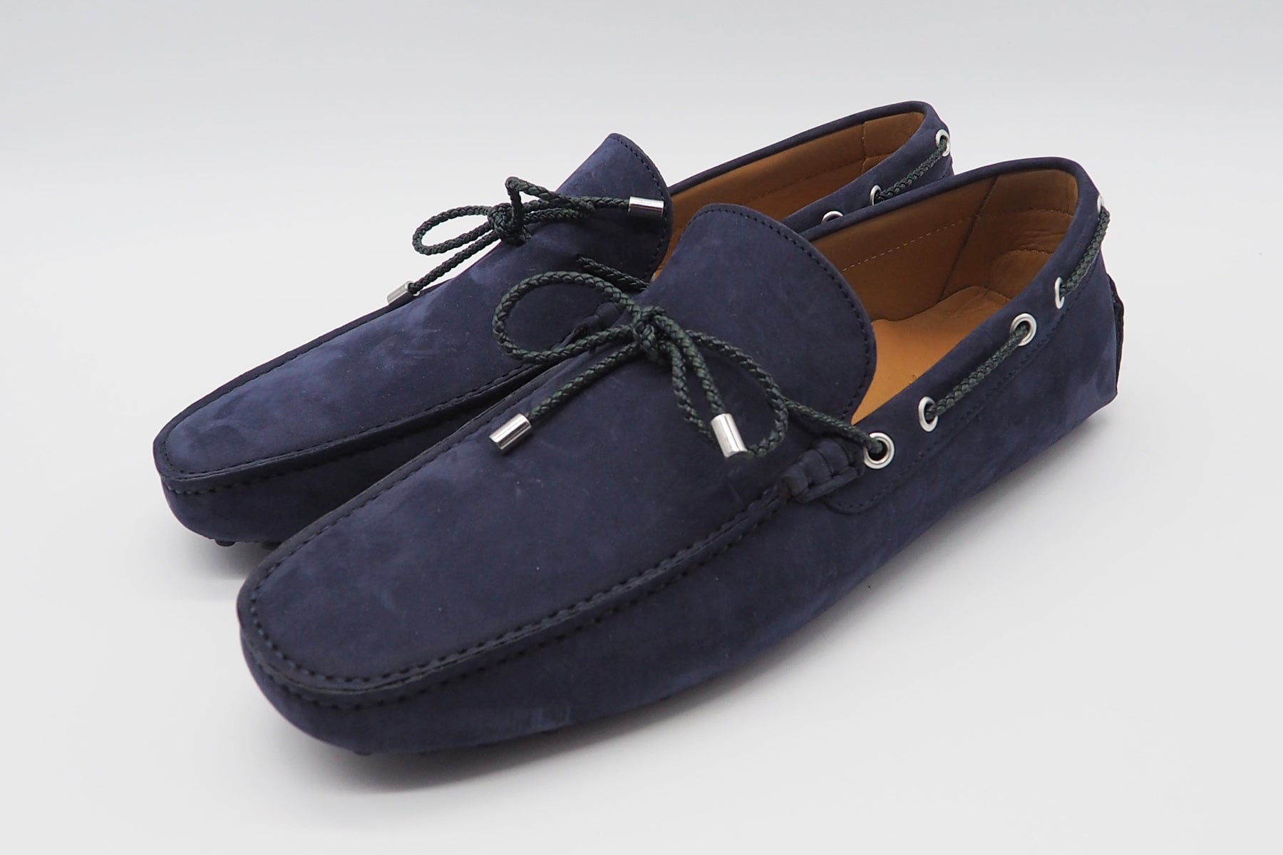 Herren Loafer aus Nubukleder in Dunkelblau Herren Loafers & Slipper Conte V