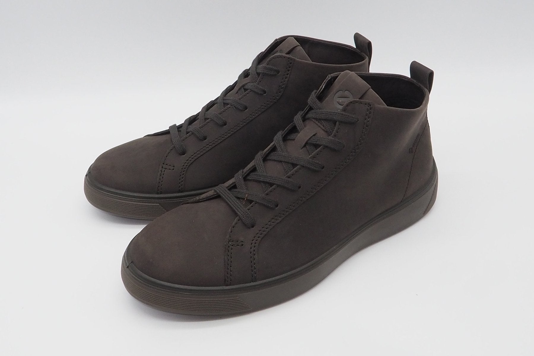 Herren Midcut-Sneaker aus Nubukleder in Dunkelbraun - Wasserdicht Herren Sneakers Leder Ecco