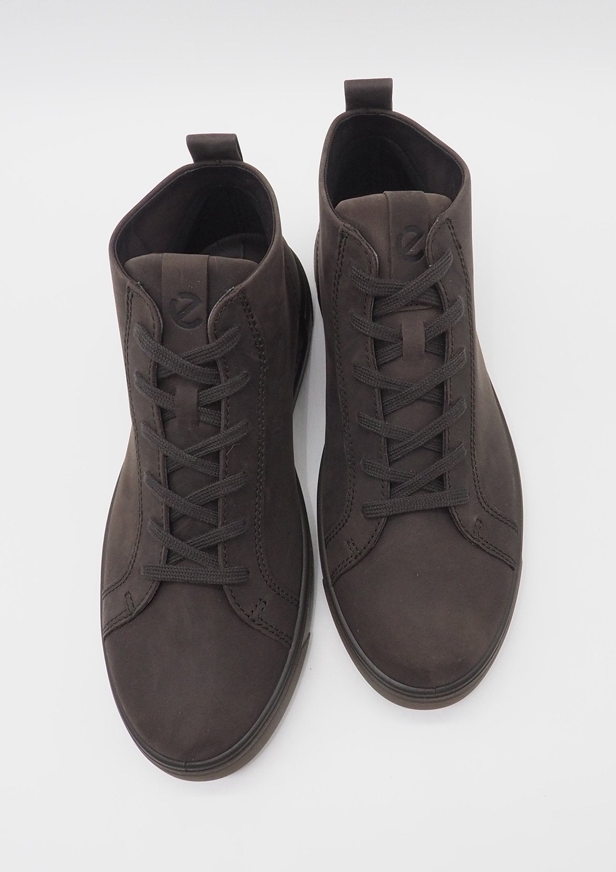 Herren Midcut-Sneaker aus Nubukleder in Dunkelbraun - Wasserdicht Herren Sneakers Leder Ecco