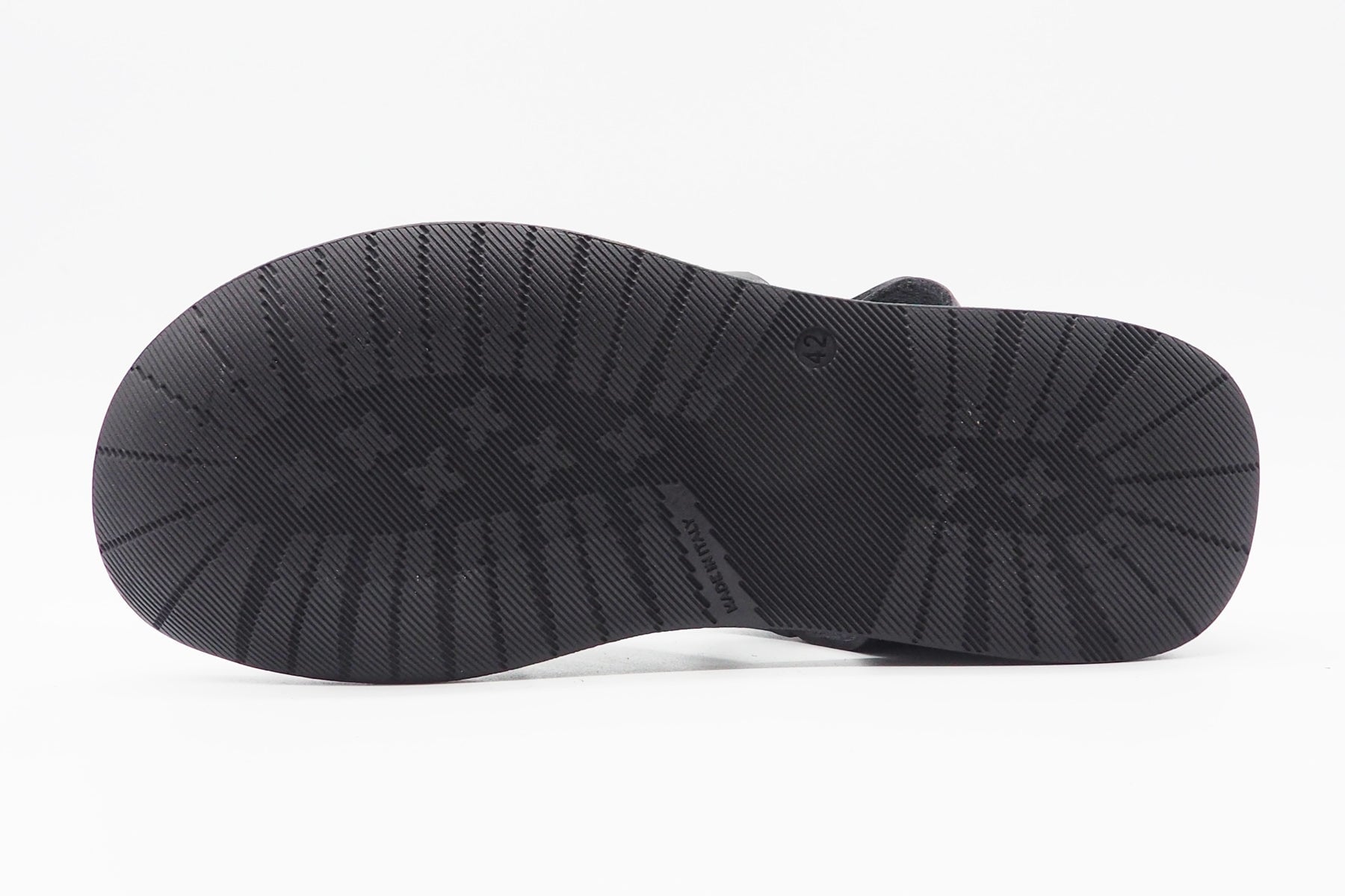 Herren Sandale aus Leder in Schwarz Herren Sommer Schuhe Brador