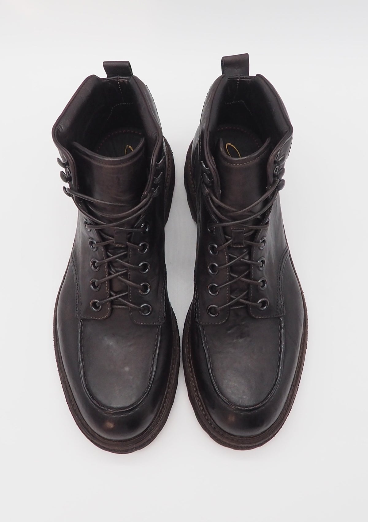 Herren Schnürboot aus Glattleder in Braun Herren Schnürboots Corvari