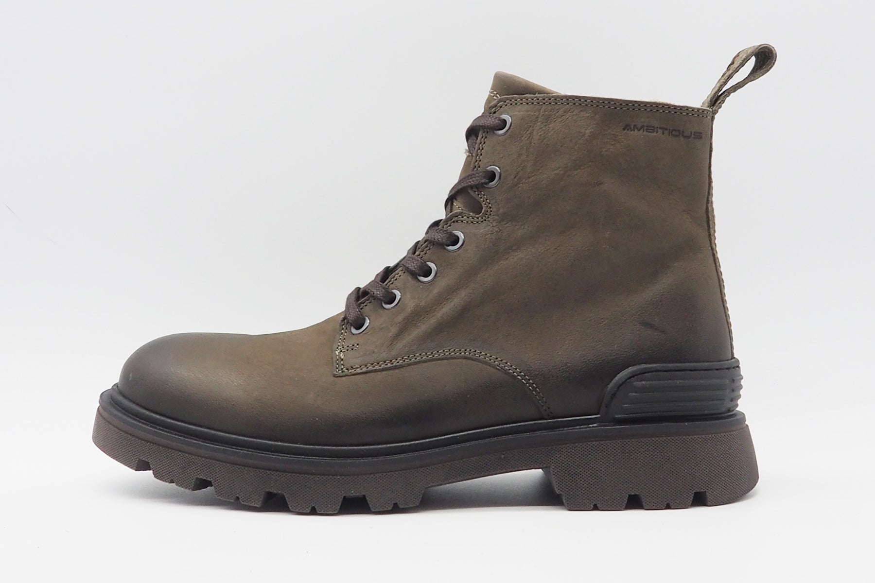 Herren Schnürboots aus Glattleder in Braun Herren Schnürboots Ambitious