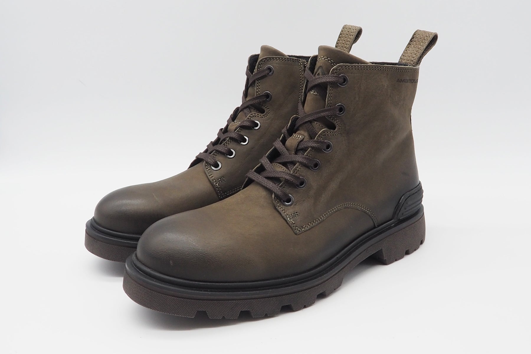 Herren Schnürboots aus Glattleder in Braun Herren Schnürboots Ambitious