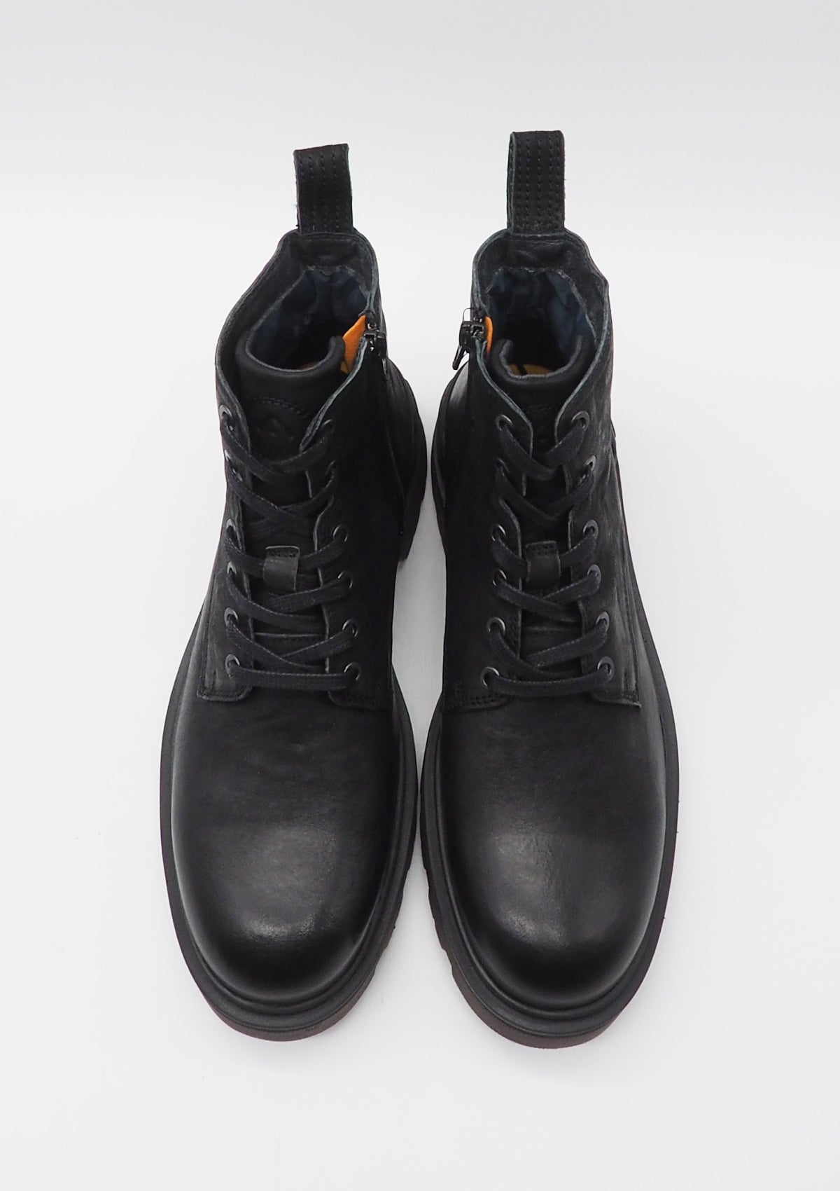 Herren Schnürboots aus Glattleder in Schwarz Herren Schnürboots Ambitious