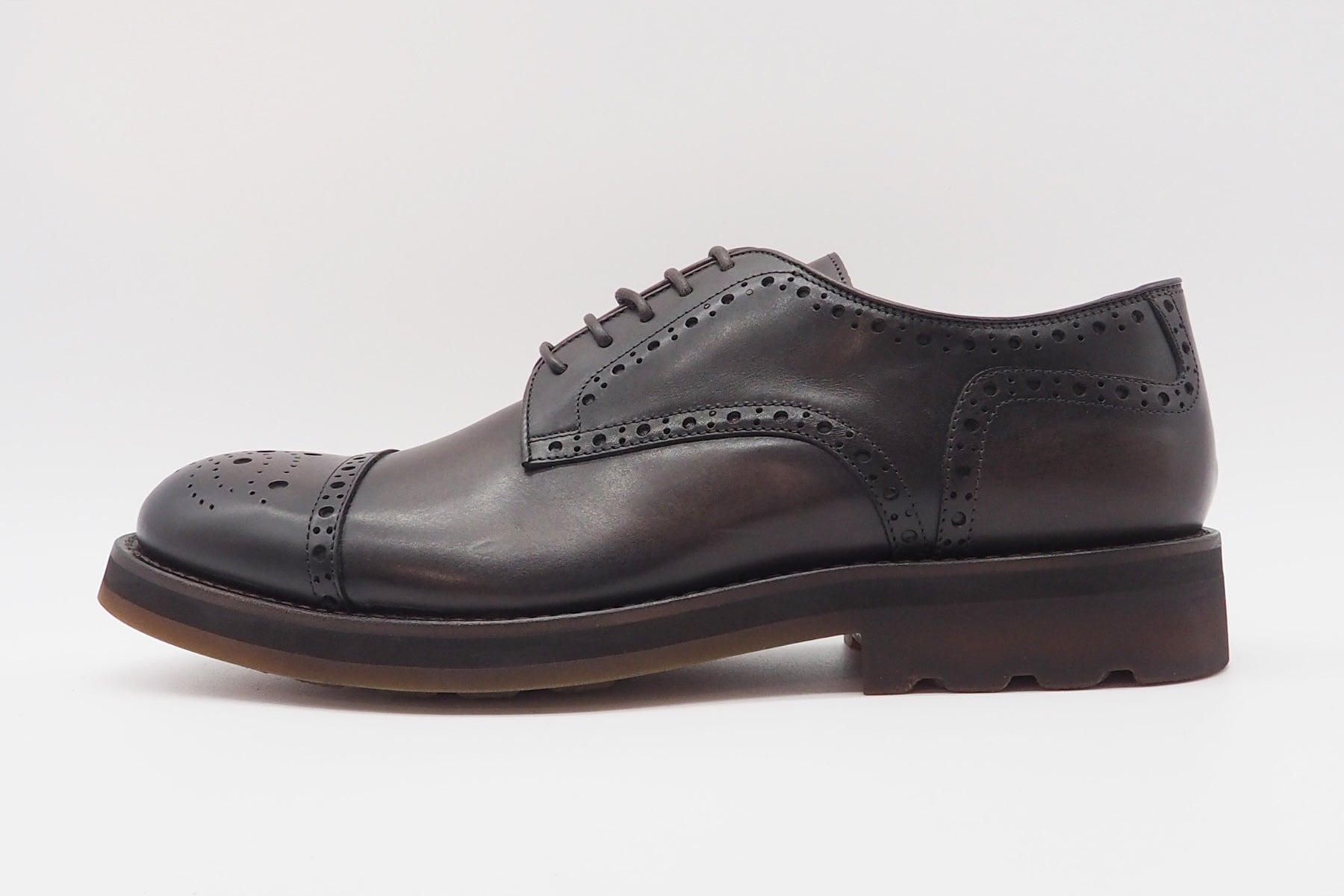 Herren Schnürschuh aus Glattleder in Braun Herren Klassik modern Corvari
