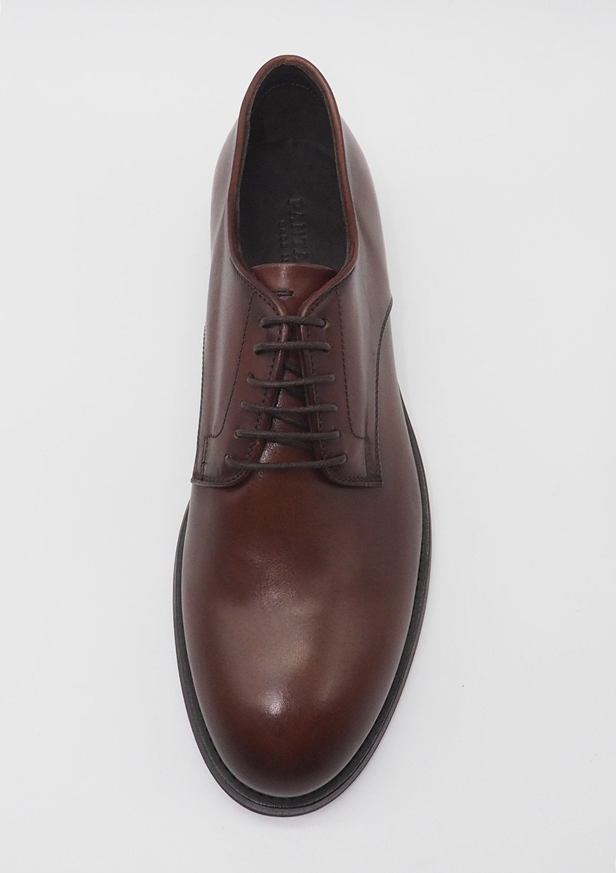 Herren Schnürschuh aus Leder in Mittelbraun Herren Klassik modern Pantanetti