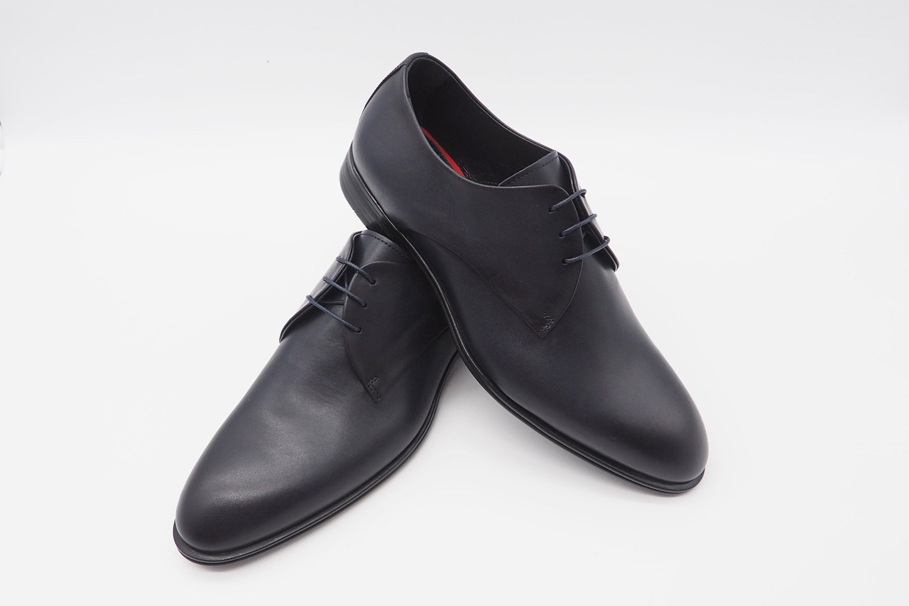 Herren Schnürschuh in Mitternachtsblau - weiche Sohle Herren Klassik modern Corvari