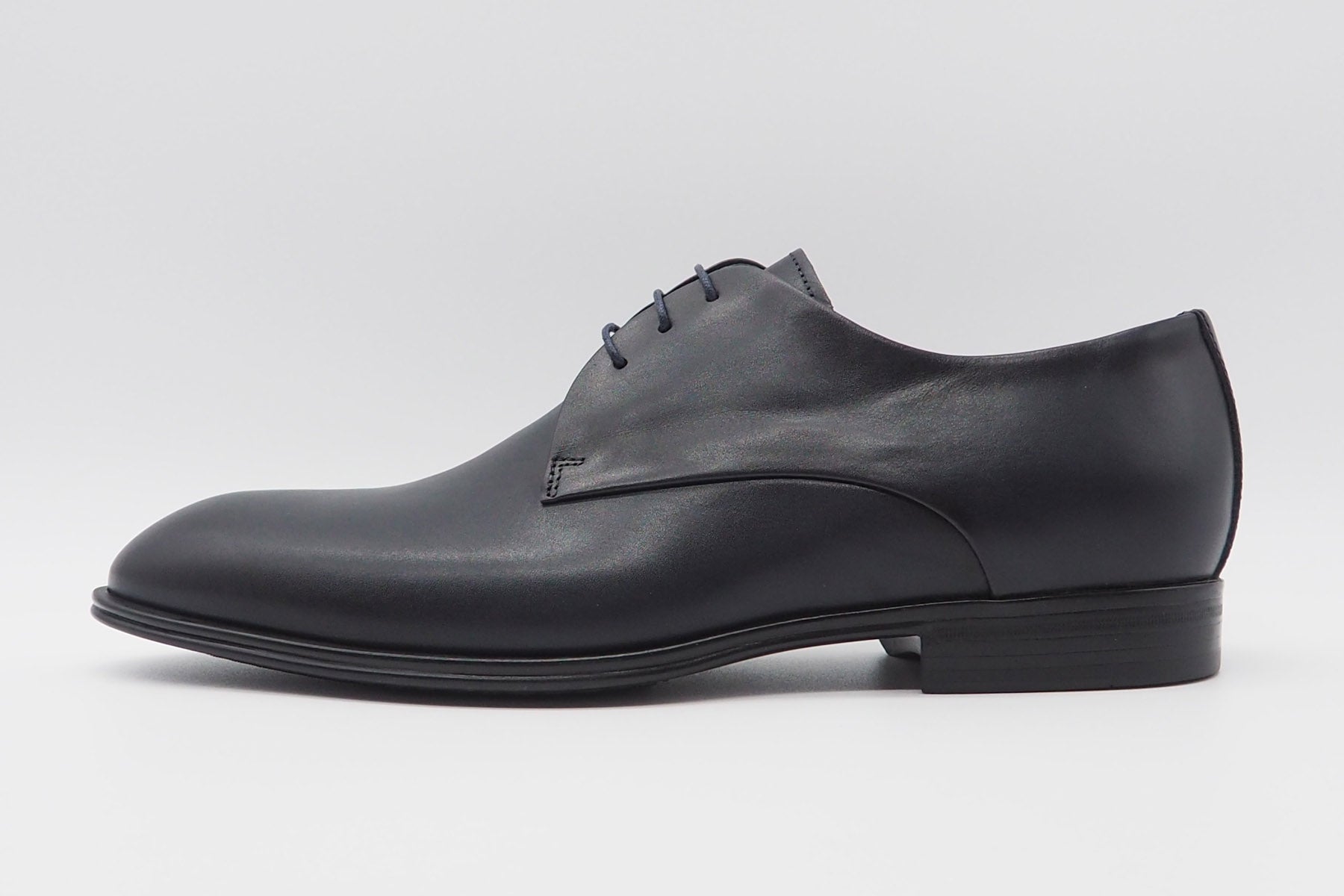 Herren Schnürschuh in Mitternachtsblau - weiche Sohle Herren Klassik modern Corvari