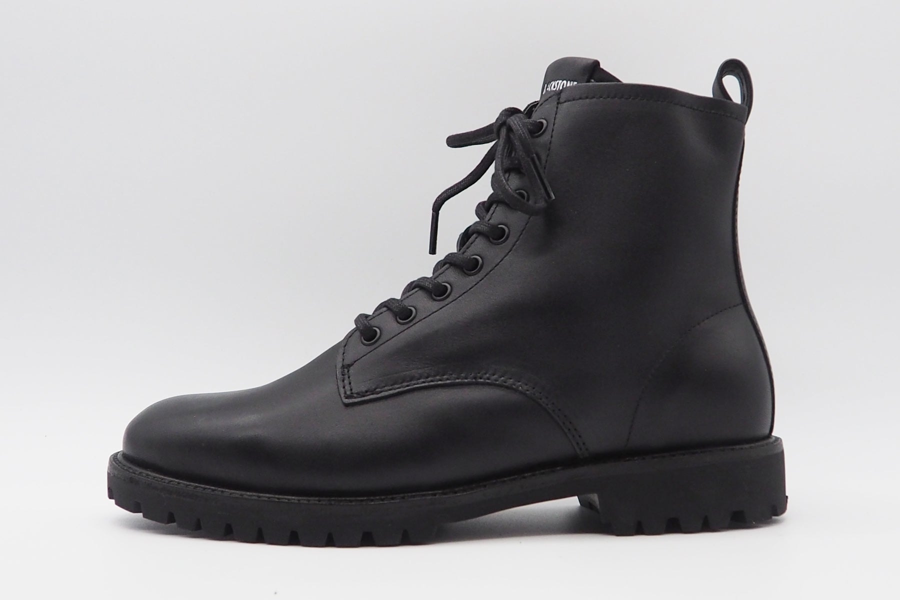 Herren Schnürstiefelette aus Leder in Schwarz - Innenfutter Schaffell Herren Stiefeletten Blackstone