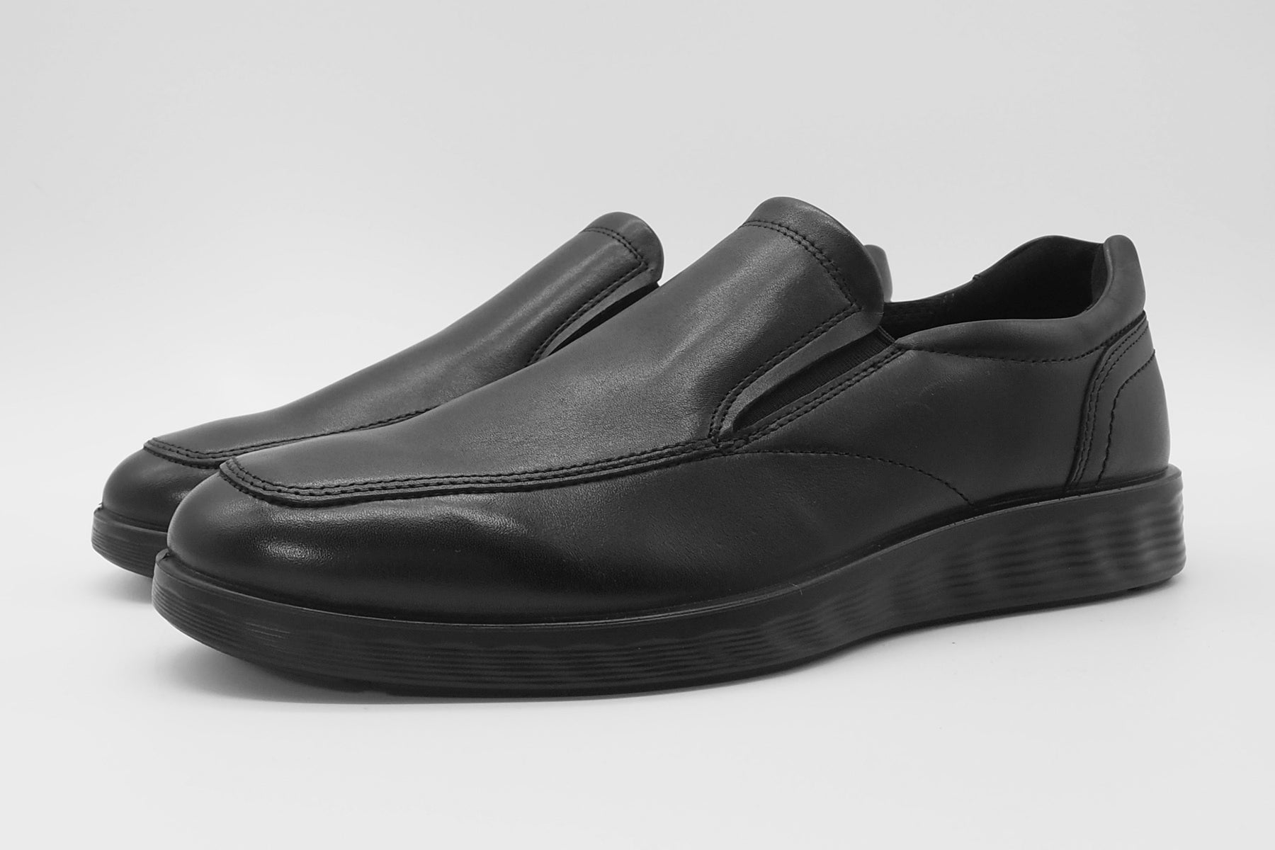 Herren Slipper aus Glattleder in Schwarz - S Lite Hybrid Herren Slipper & Mokassin Ecco