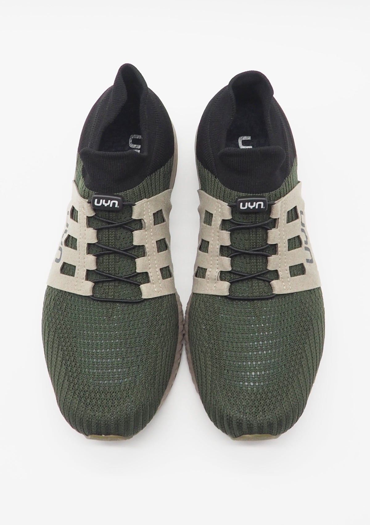 Herren Sneaker aus feiner Merinowolle in Military - zum Reinschlüpfen - Wasserdicht Herren Sneaker UYN