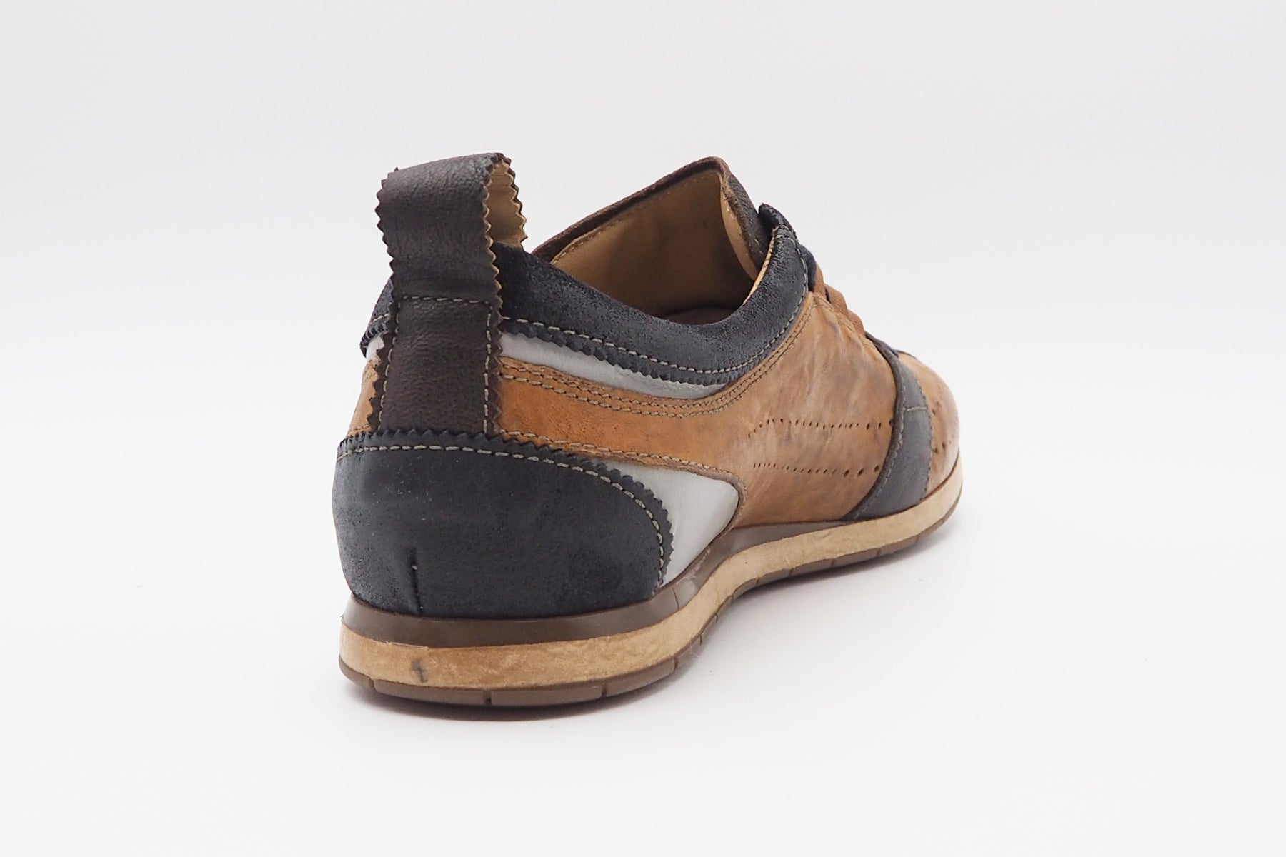 Herren Sneaker aus Glattleder in Braunkombination Herren Sneaker Kamo Gutsu