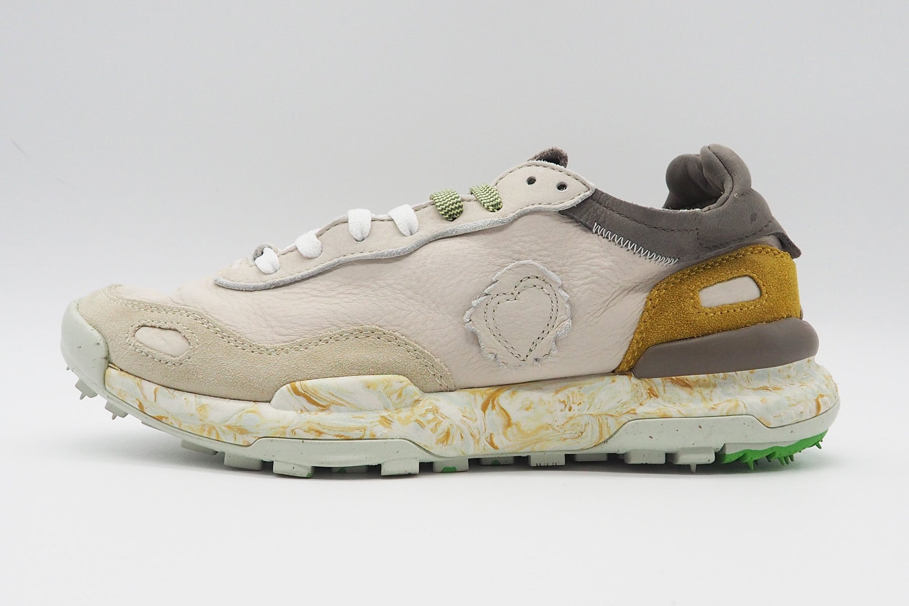 Herren Sneaker aus Leder & Veloursleder in Grau - Chacrona Premium ul Herren Sneaker Satorisan