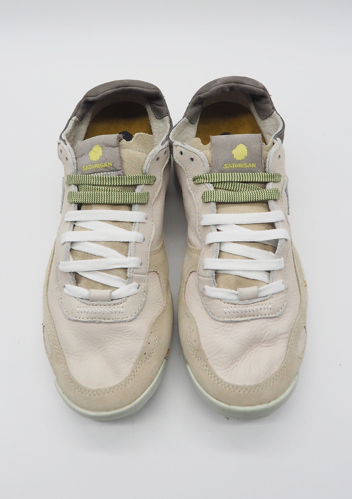 Herren Sneaker aus Leder & Veloursleder in Grau - Chacrona Premium ul Herren Sneaker Satorisan