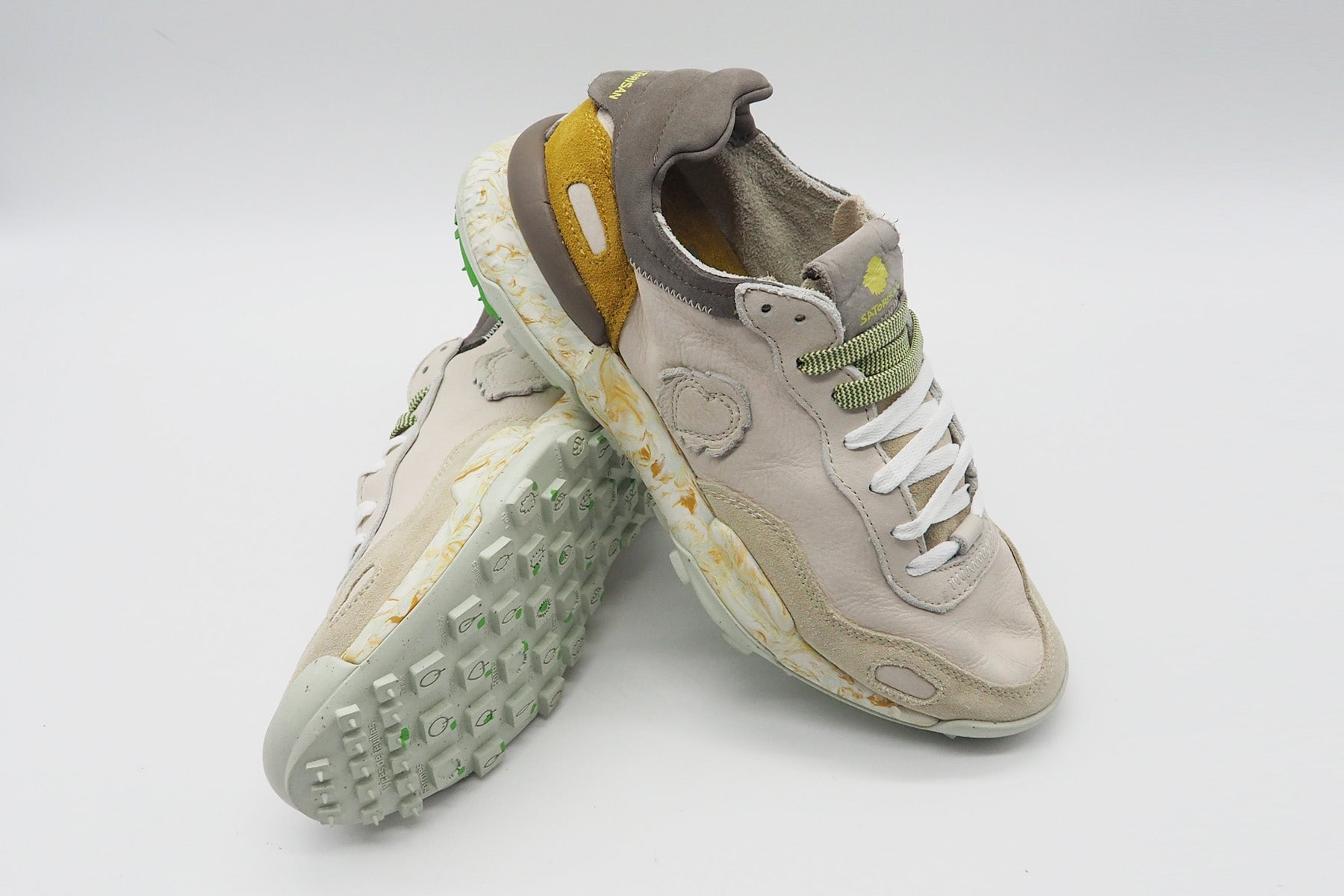 Herren Sneaker aus Leder & Veloursleder in Grau - Chacrona Premium ul Herren Sneaker Satorisan