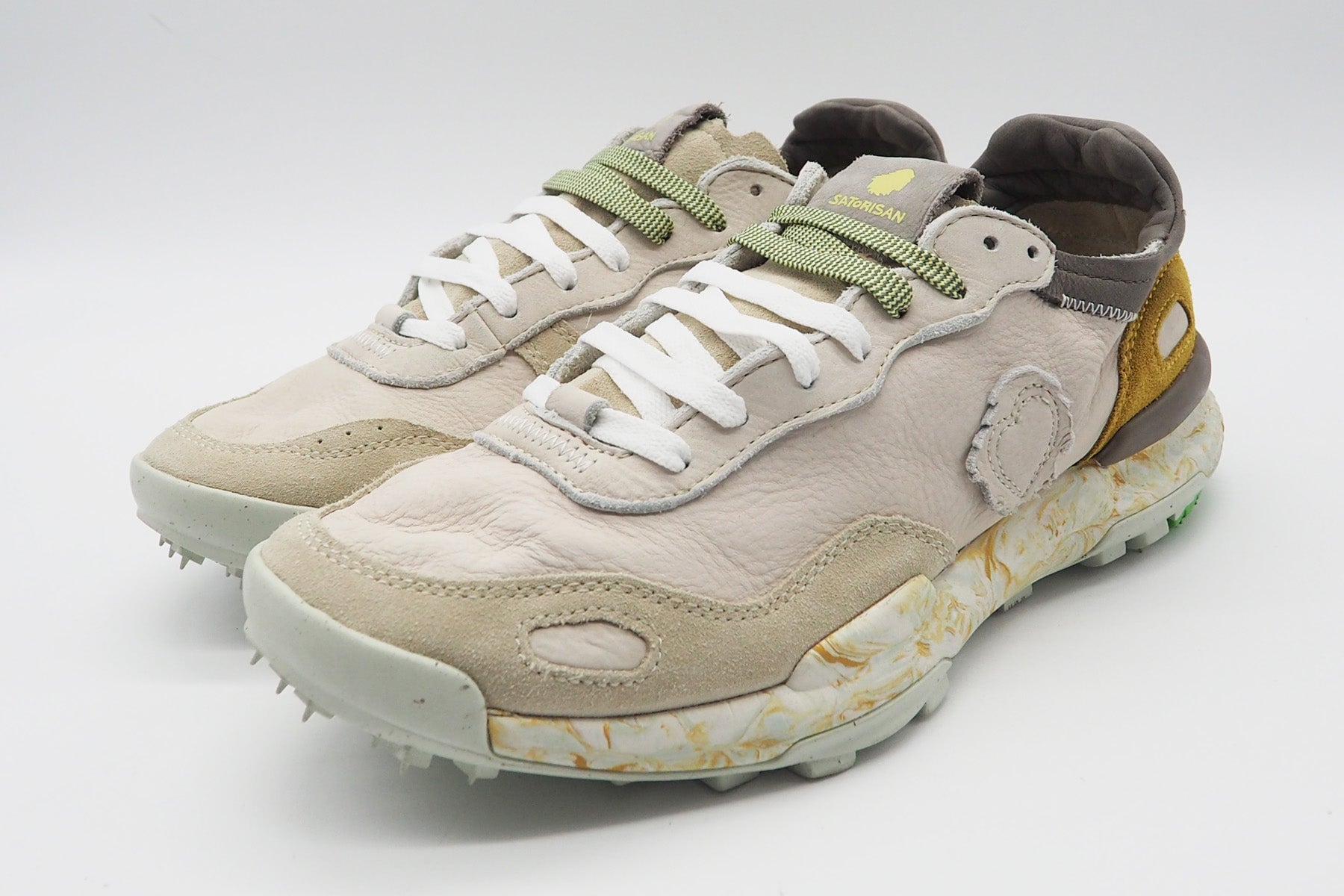 Herren Sneaker aus Leder & Veloursleder in Grau - Chacrona Premium ul Herren Sneaker Satorisan