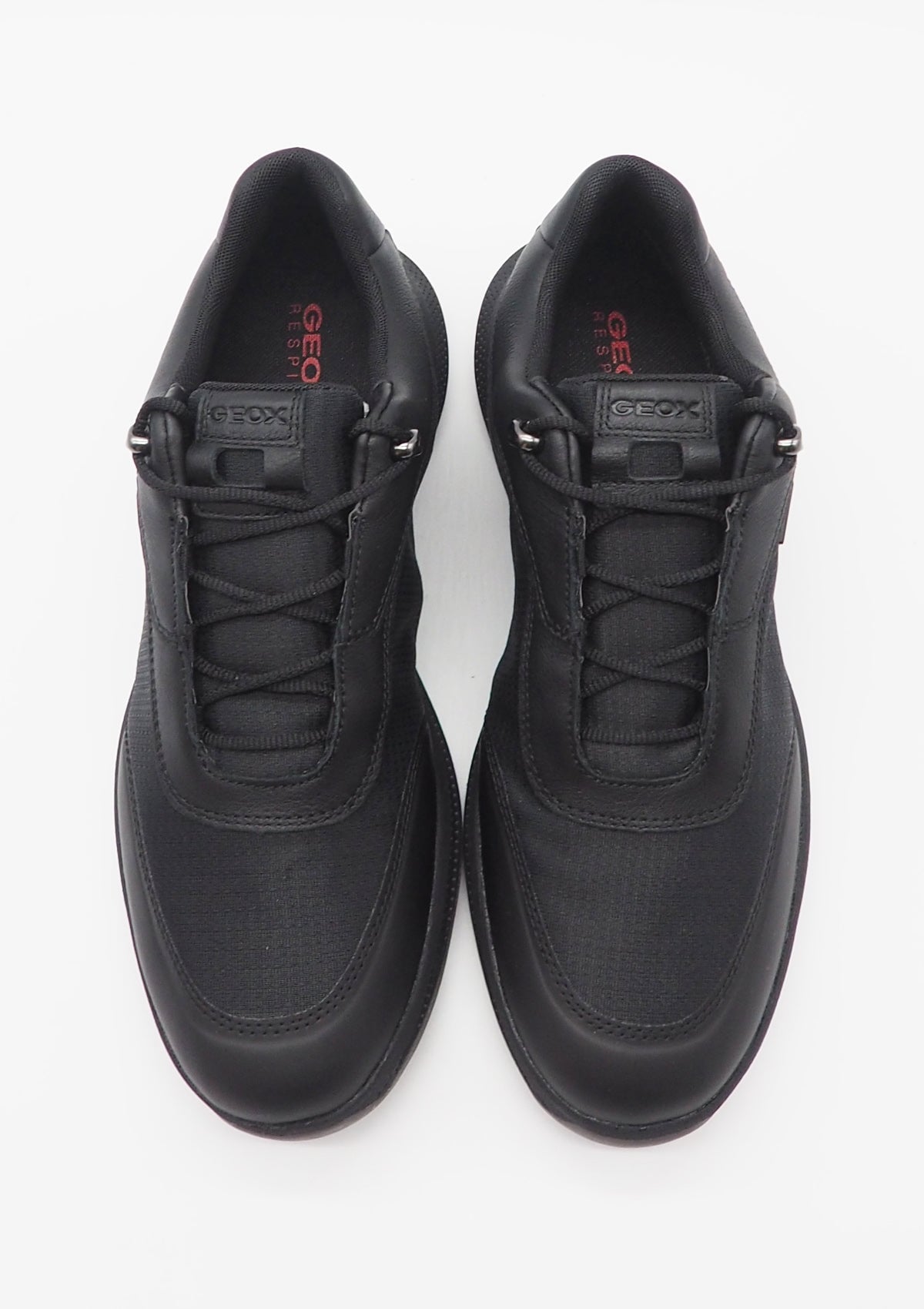 Herren Sneaker aus Mesh & Leder in Schwarz - Wasserdicht Herren Sneaker Geox