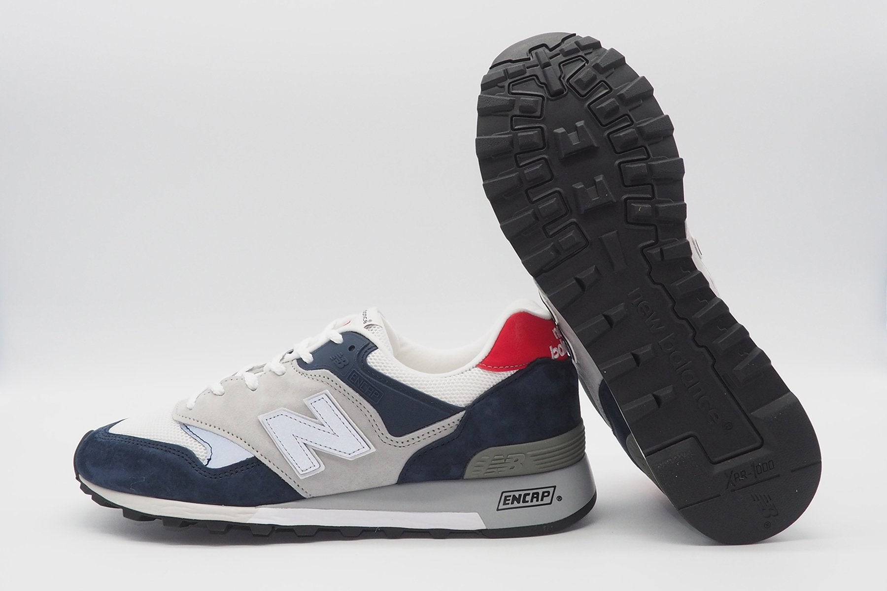Herren Sneaker aus Nubukleder & Mesh in Dunkelblau - Grau Herren Sneakers Leder New Balance