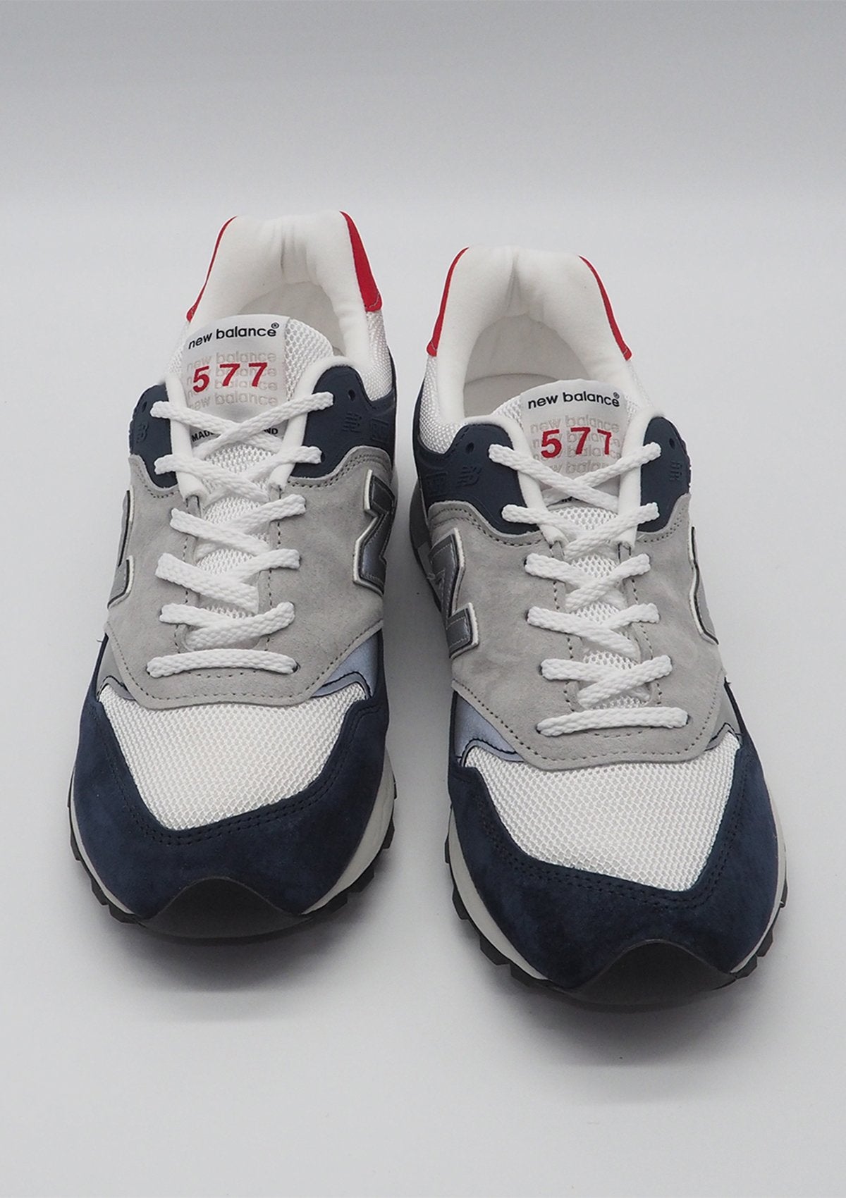 Herren Sneaker aus Nubukleder & Mesh in Dunkelblau - Grau Herren Sneakers Leder New Balance