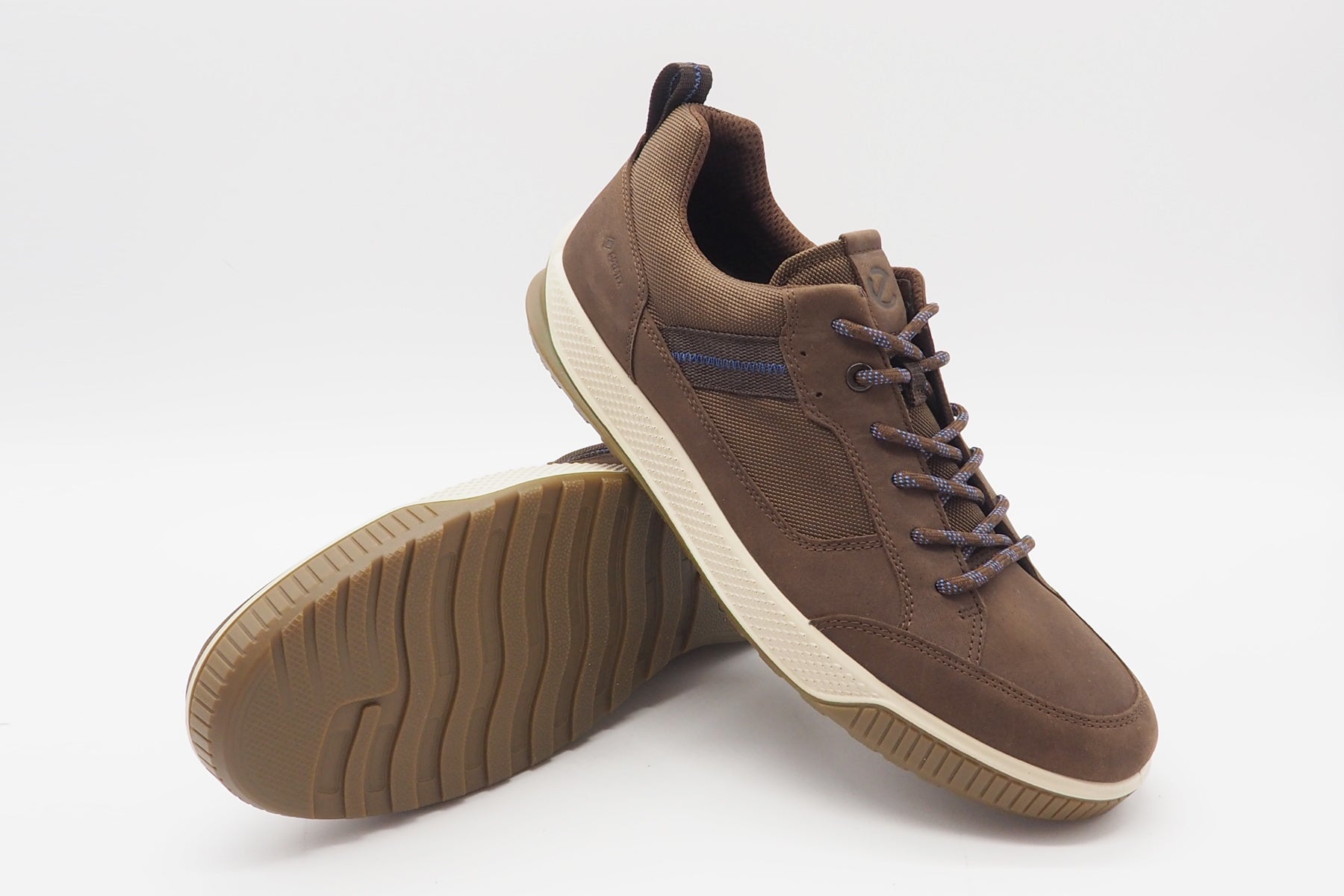 Herren Sneaker aus Nubukleder & Texti in Braun - Wasserdicht - Gore-Tex Herren Sneaker Ecco