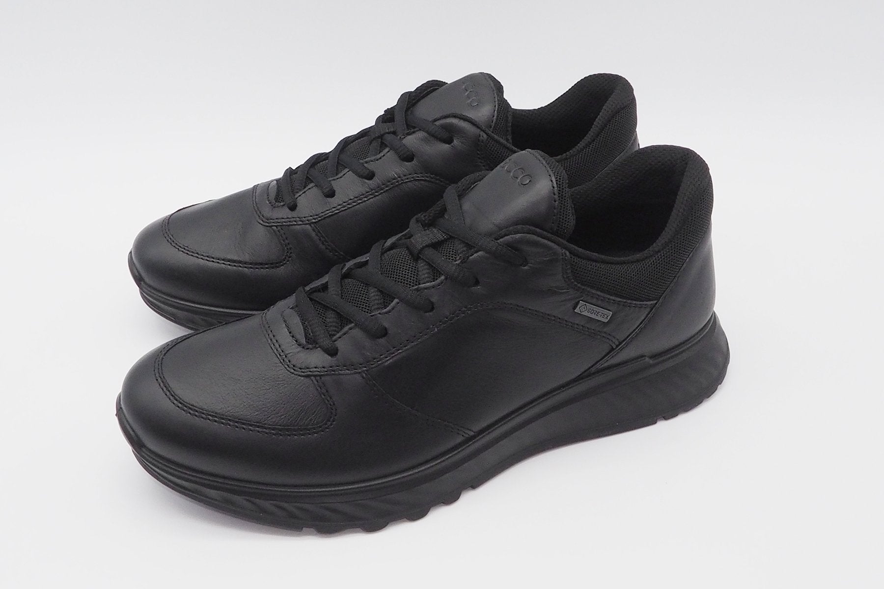 Herren Sneaker aus YAK-Leder in Schwarz - Wasserdicht Herren Sneakers Leder Ecco