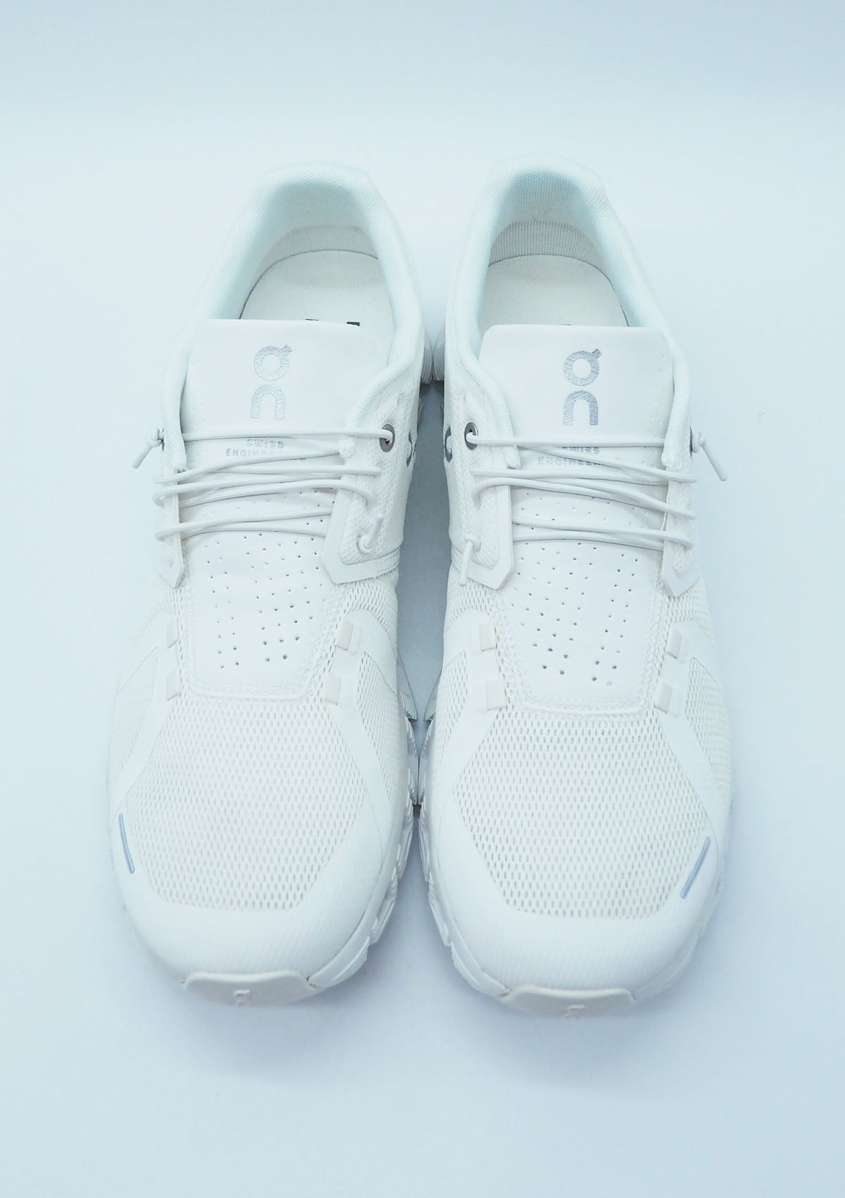 Herren Sneaker "Cloud 5" aus Mesh in All White Herren Sneaker On
