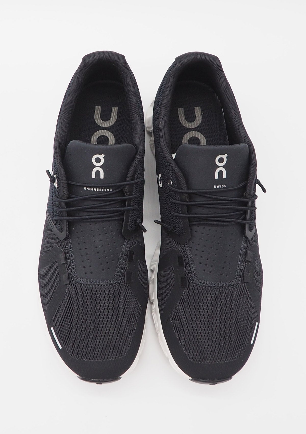Herren Sneaker "Cloud 5" aus Mesh in Black & White Herren Sneaker On