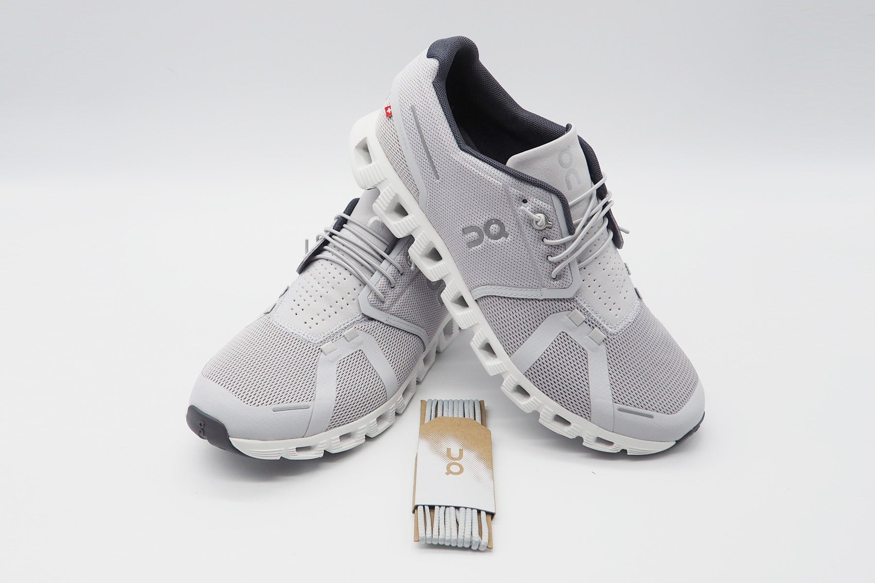 Herren Sneaker "Cloud 5" aus Mesh in Glacier & White Herren Sneaker On