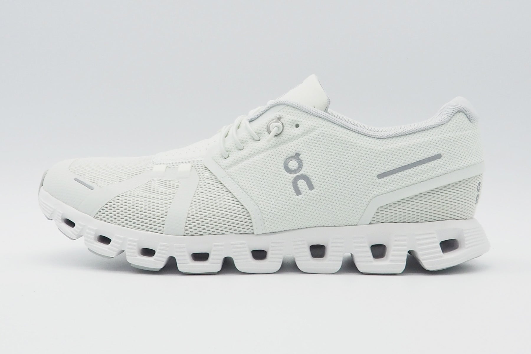 Herren Sneaker "Cloud 5" aus Mesh in Ice & White Herren Sneaker On