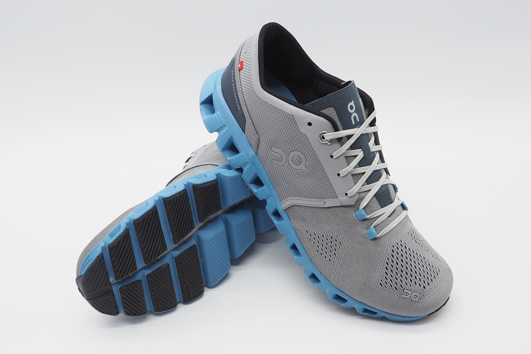 Herren Sneaker "Cloud X" aus Textil & Mesh in Alloy & Niagara Herren Sneakers Leder On