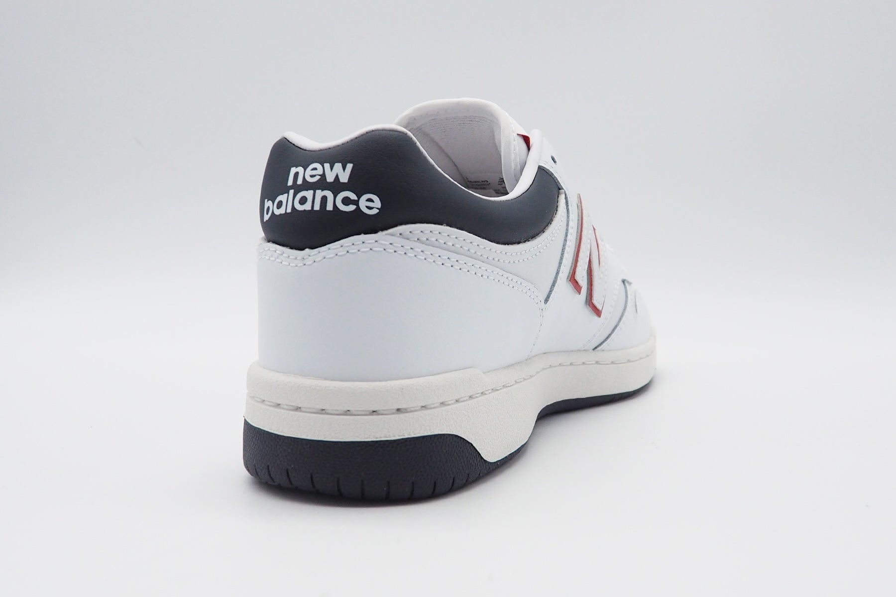 Herren Sneaker "Sport Style" BB480LWG aus Leder in Weiß, Rot & Dunkelblau Herren Sneaker New Balance