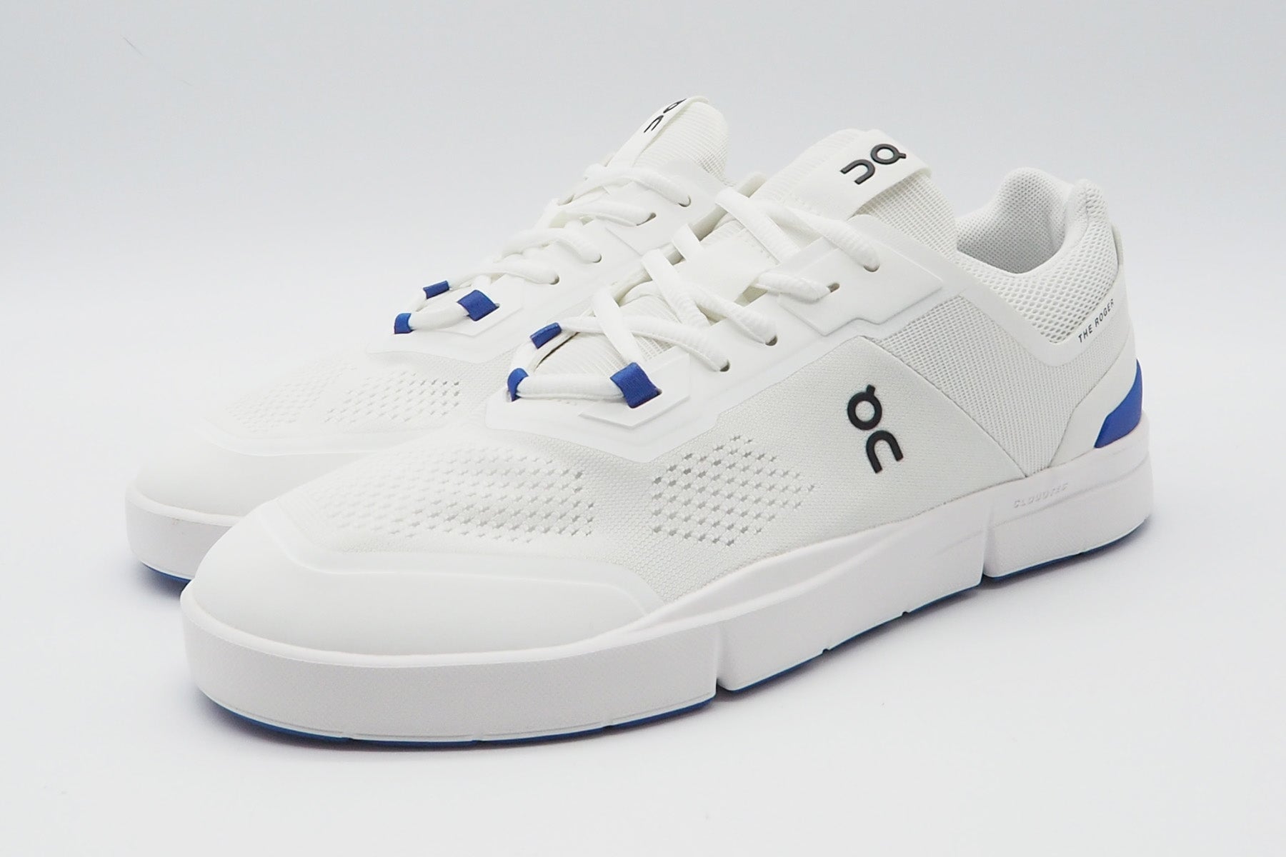 Herren Sneaker "The Roger Spin" aus Mesh in White & Indigo Herren Sneaker On