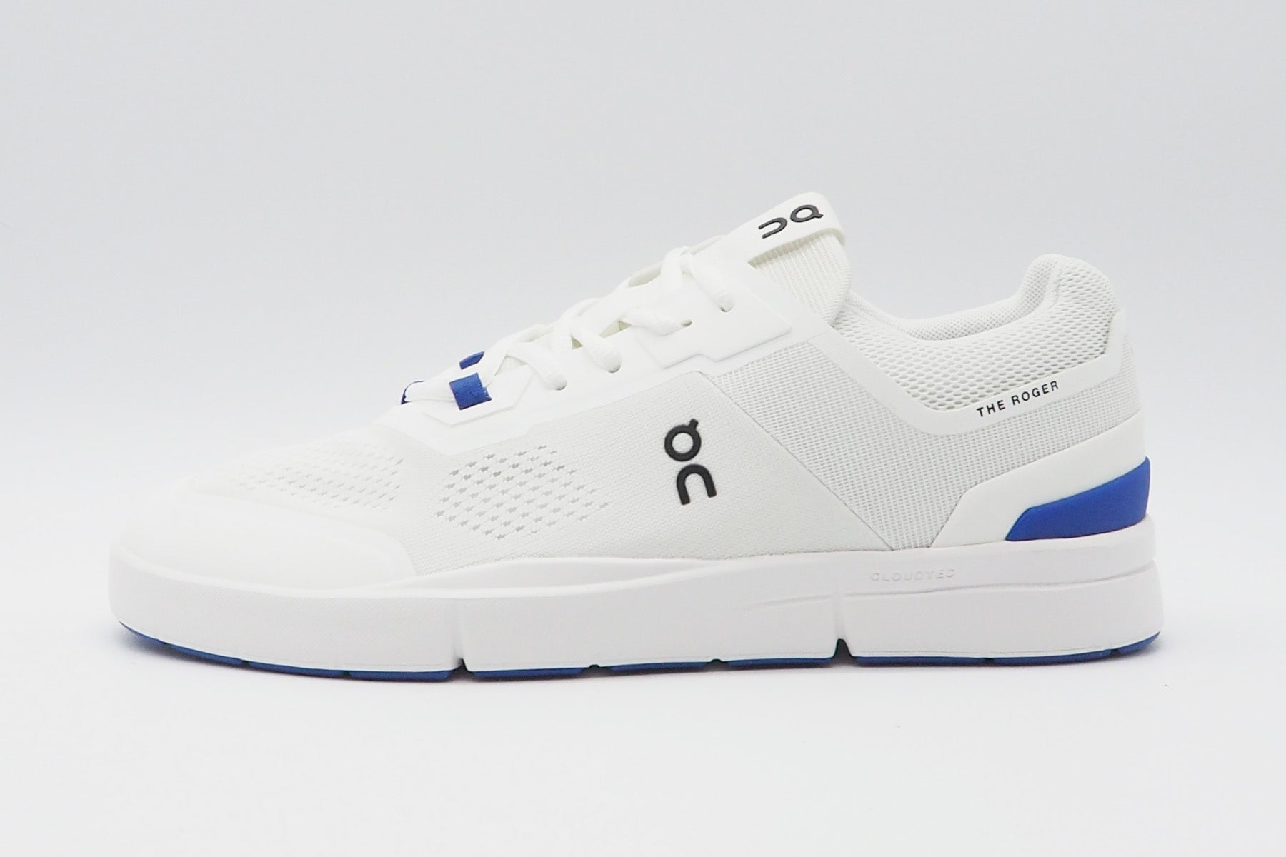 Herren Sneaker "The Roger Spin" aus Mesh in White & Indigo Herren Sneaker On